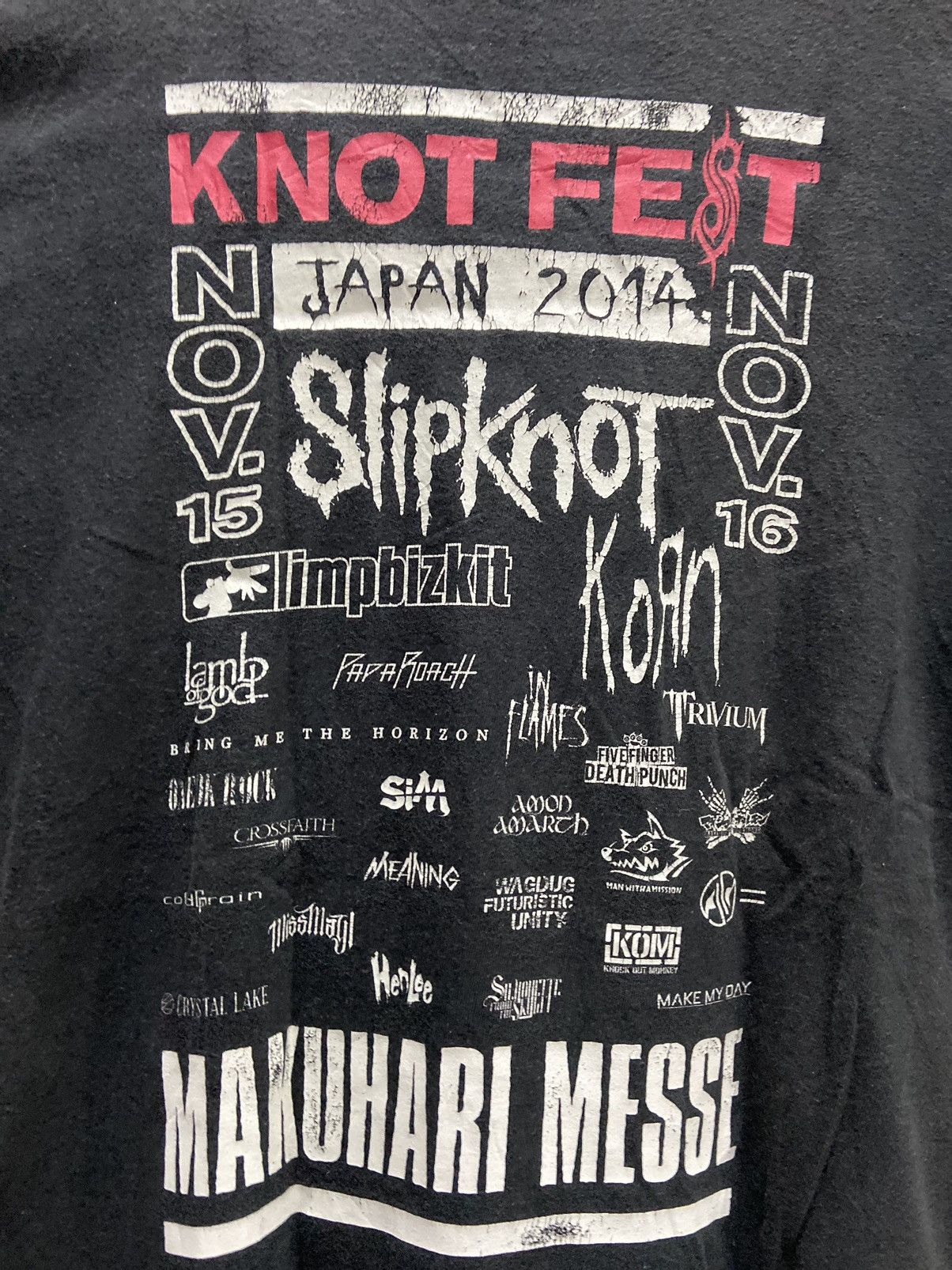 Band Tees KNOT FEST JAPAN 2014 MAKUHARI MESSE TOUR TEE Size US M / EU 48-50 / 2 - 7 Thumbnail