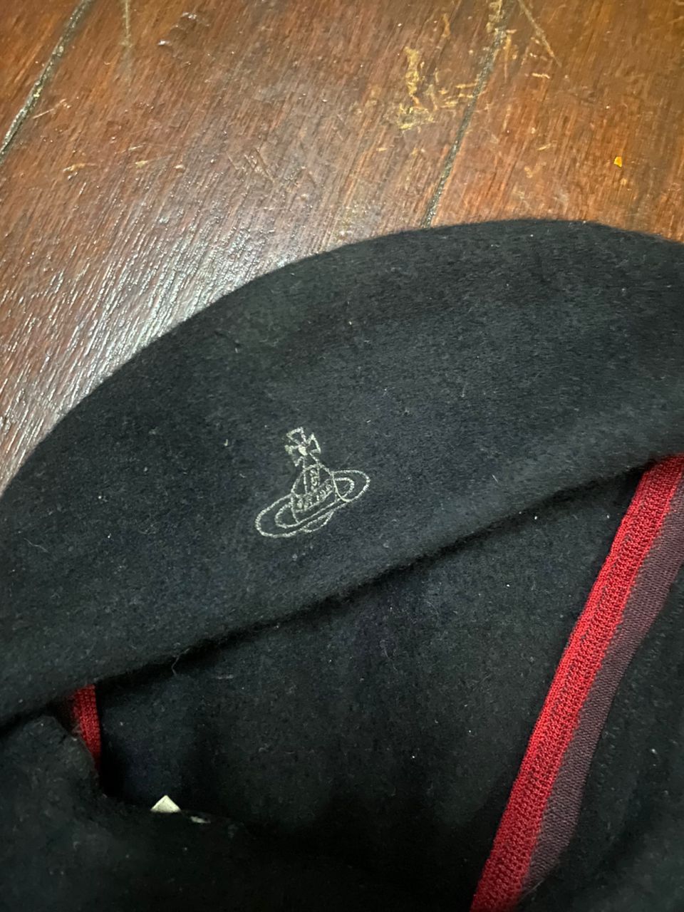 Designer × Seditionaries × Vivienne Westwood Vivienne westwood embroidered logo wool baret/hat Size ONE SIZE - 2 Thumbnail