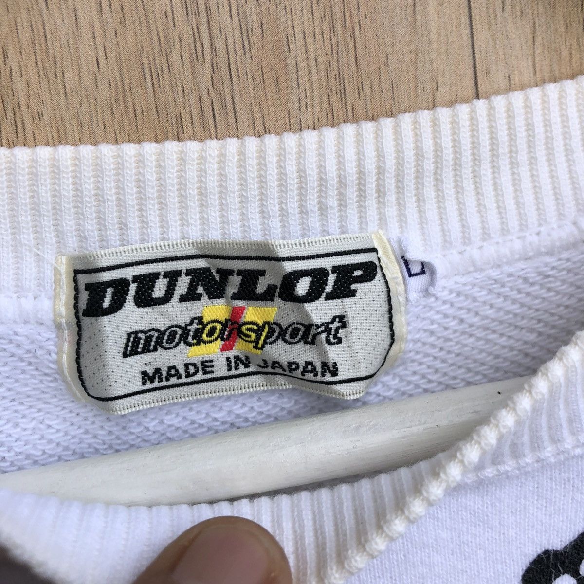 Dunlop × Vintage Vintage Dunlop Motorsport Pullover Sweatshirt Size US L / EU 52-54 / 3 - 6 Thumbnail