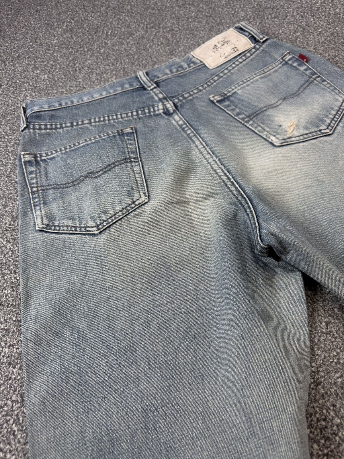 Japanese Brand Vintage Japanese Fade Aging Bobson Straight Distressed Denim Size US 30 / EU 46 - 8 Thumbnail