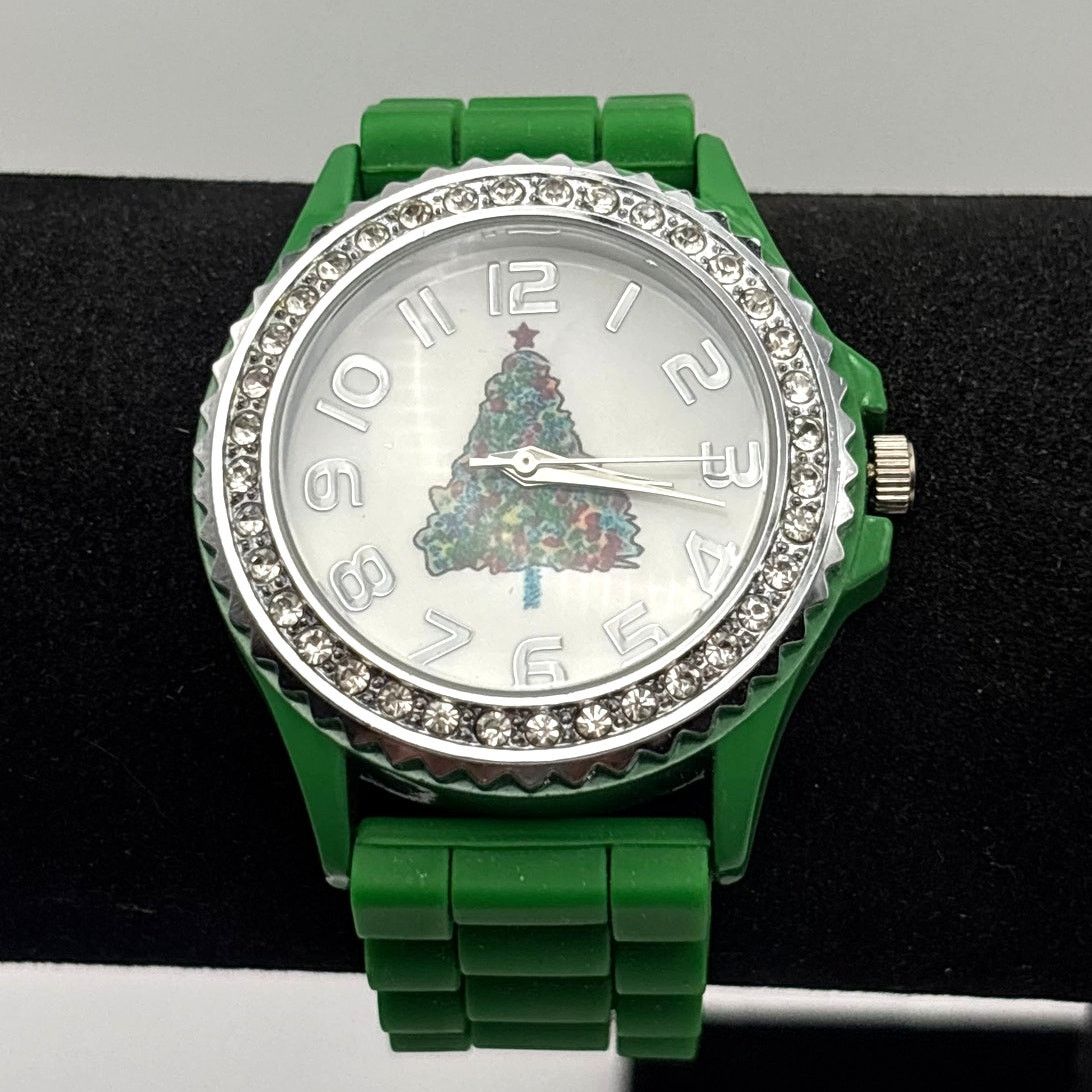 Other Silver Christmas Tree Men's Watch Size ONE SIZE - 2 Thumbnail