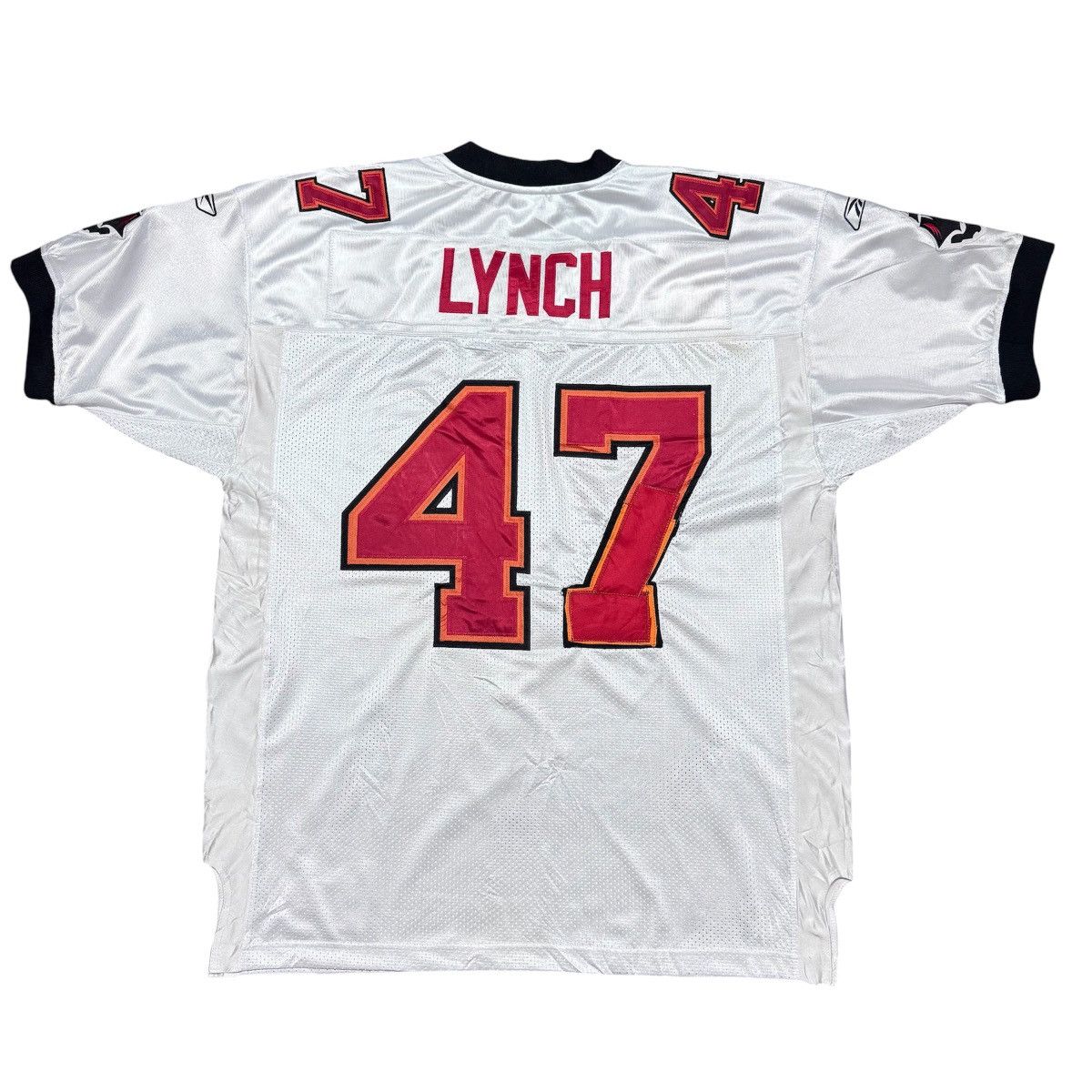 NFL John Lynch Reebok Tampa Bay Buccaneers Jersey 2002 On Field Size US XXL / EU 58 / 5 - 1 Thumbnail