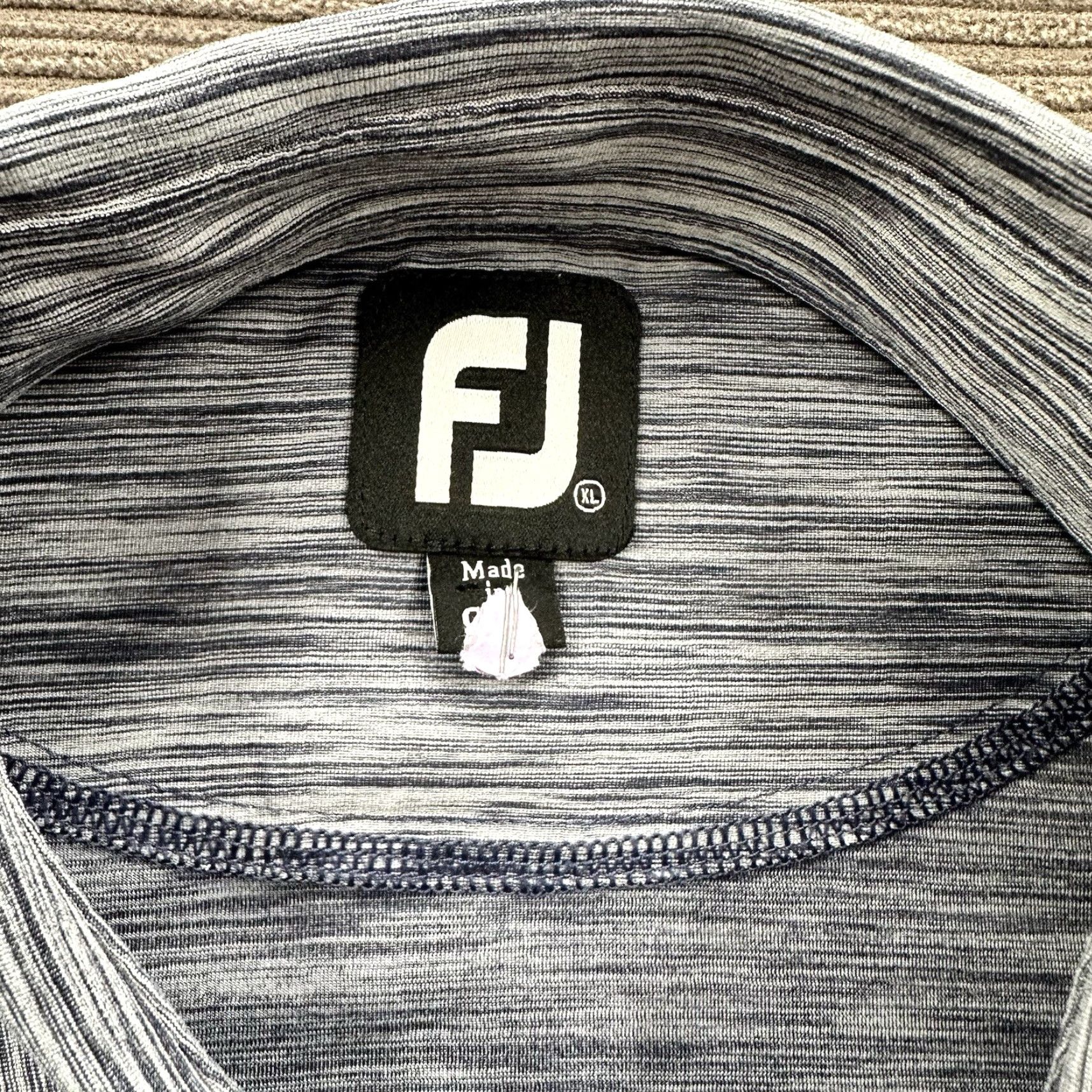 Footjoy FootJoy Polo Shirt Men XL Gray Polyester Spandex Golf Preppy Casual Shirt Size US XL / EU 56 / 4 - 3 Thumbnail