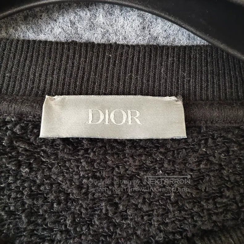 Dior Dior Logo letter embroidery ribbed round-neck loose long-s Size US L / EU 52-54 / 3 - 4 Thumbnail