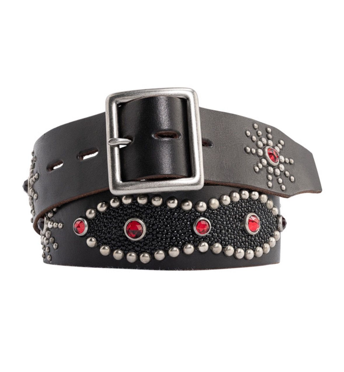 Self Edge Stingray Studded Belt Size 34 - 1 Thumbnail