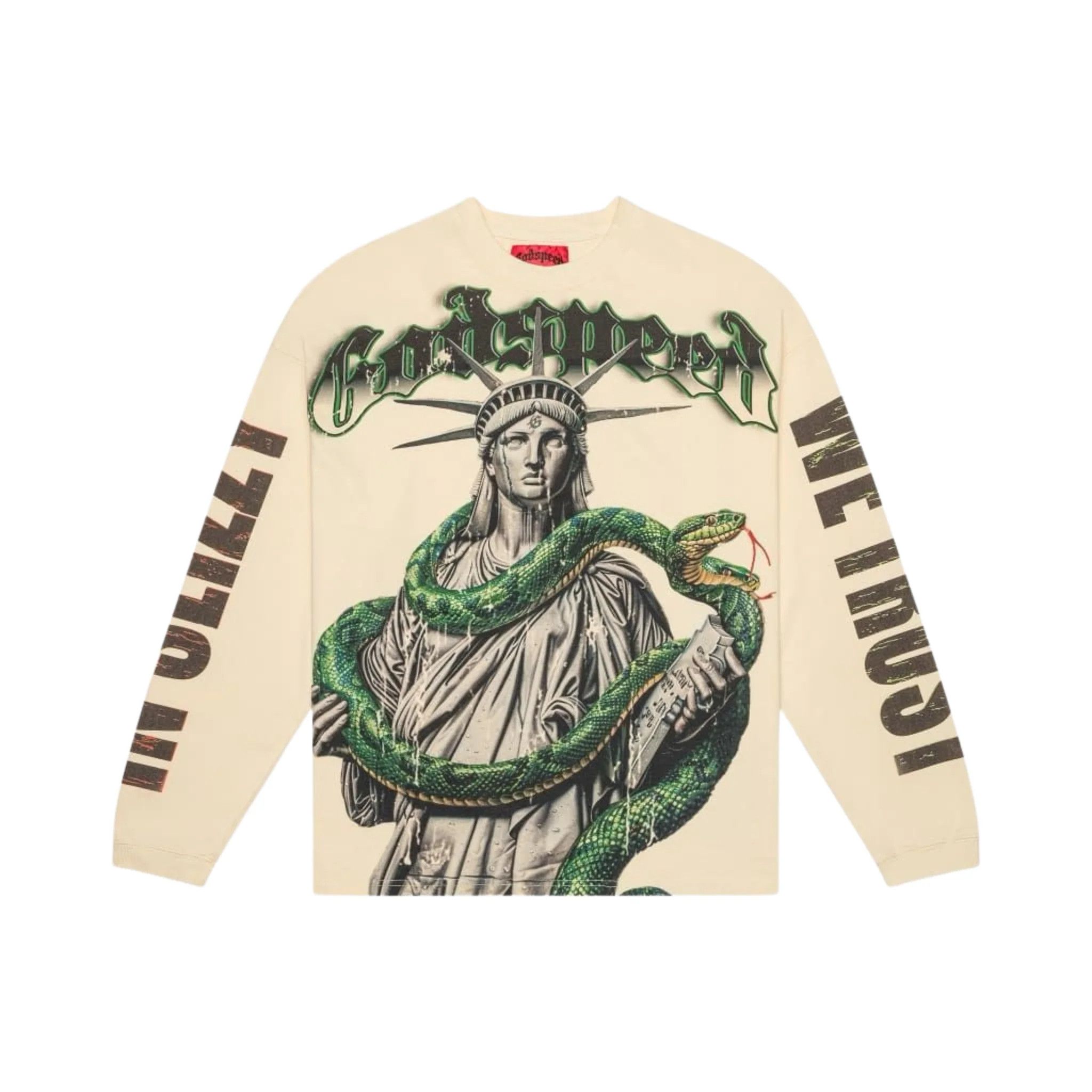 Godspeed 'Top 5 Slizzy BOOM' Bone LS Tee