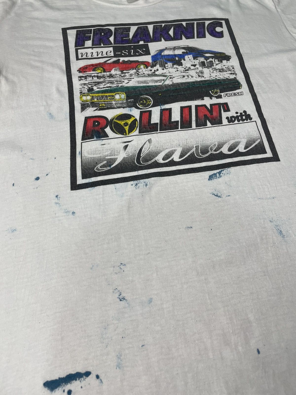 Rap Tees × Vintage Vintage Freaknik 96 Rollin With Flava Shirt Size US L / EU 52-54 / 3 - 6 Thumbnail