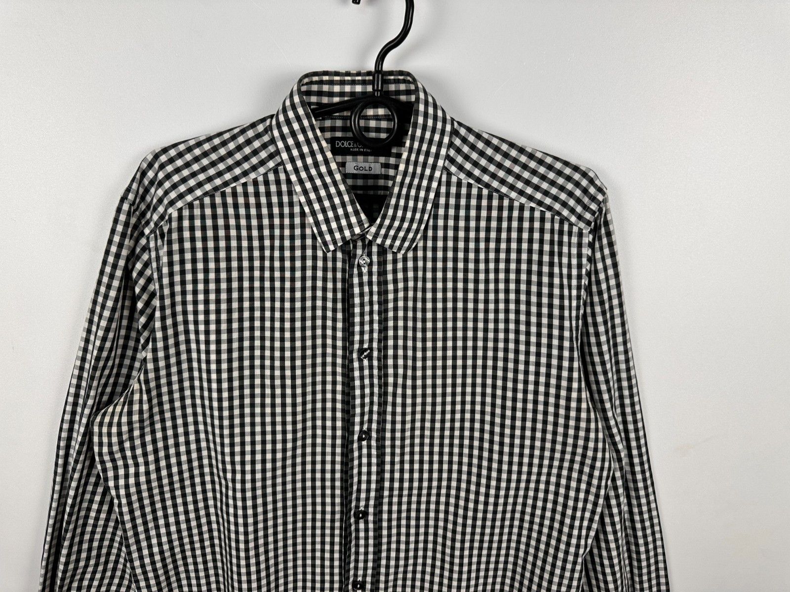 Dolce & Gabbana Dolce & Gabbana Check Shirt Long Sleeve Button Down Size 40 Size US M / EU 48-50 / 2 - 2 Thumbnail