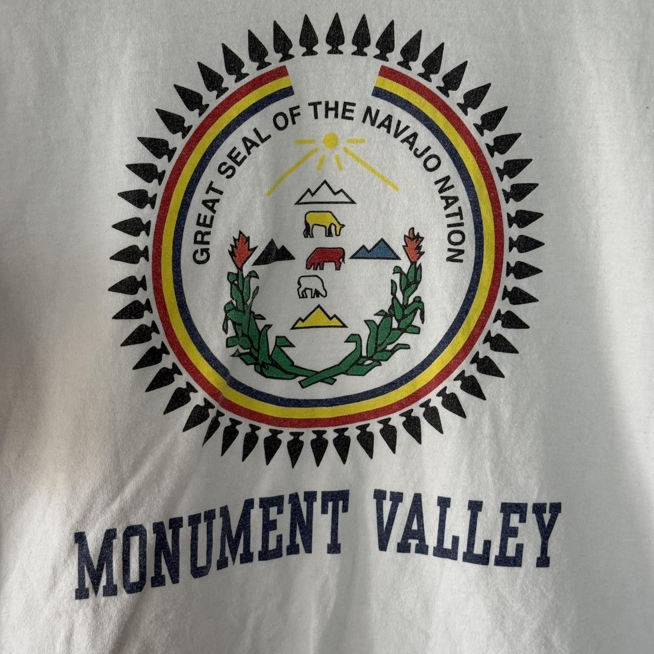 Vintage Monument Valley Vintage T shirt Spellout 90s Size US M / EU 48-50 / 2 - 4 Thumbnail