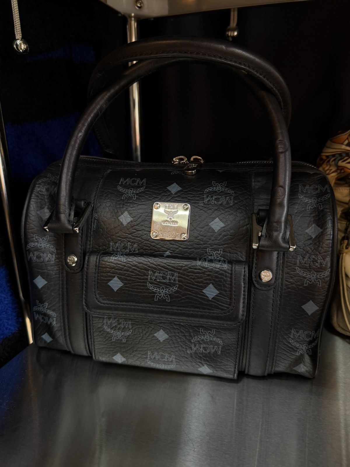 MCM MCM Logo Monogram Handbag Size ONE SIZE - 4 Thumbnail
