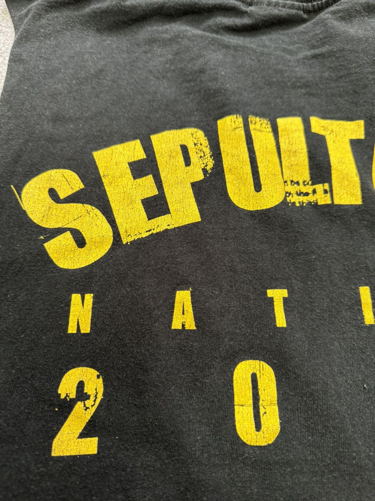 Band Tees × Vintage Vintage 2001 Sepultura Nation Tank Top Shirt Y2K Size US XL / EU 56 / 4 - 14 Thumbnail