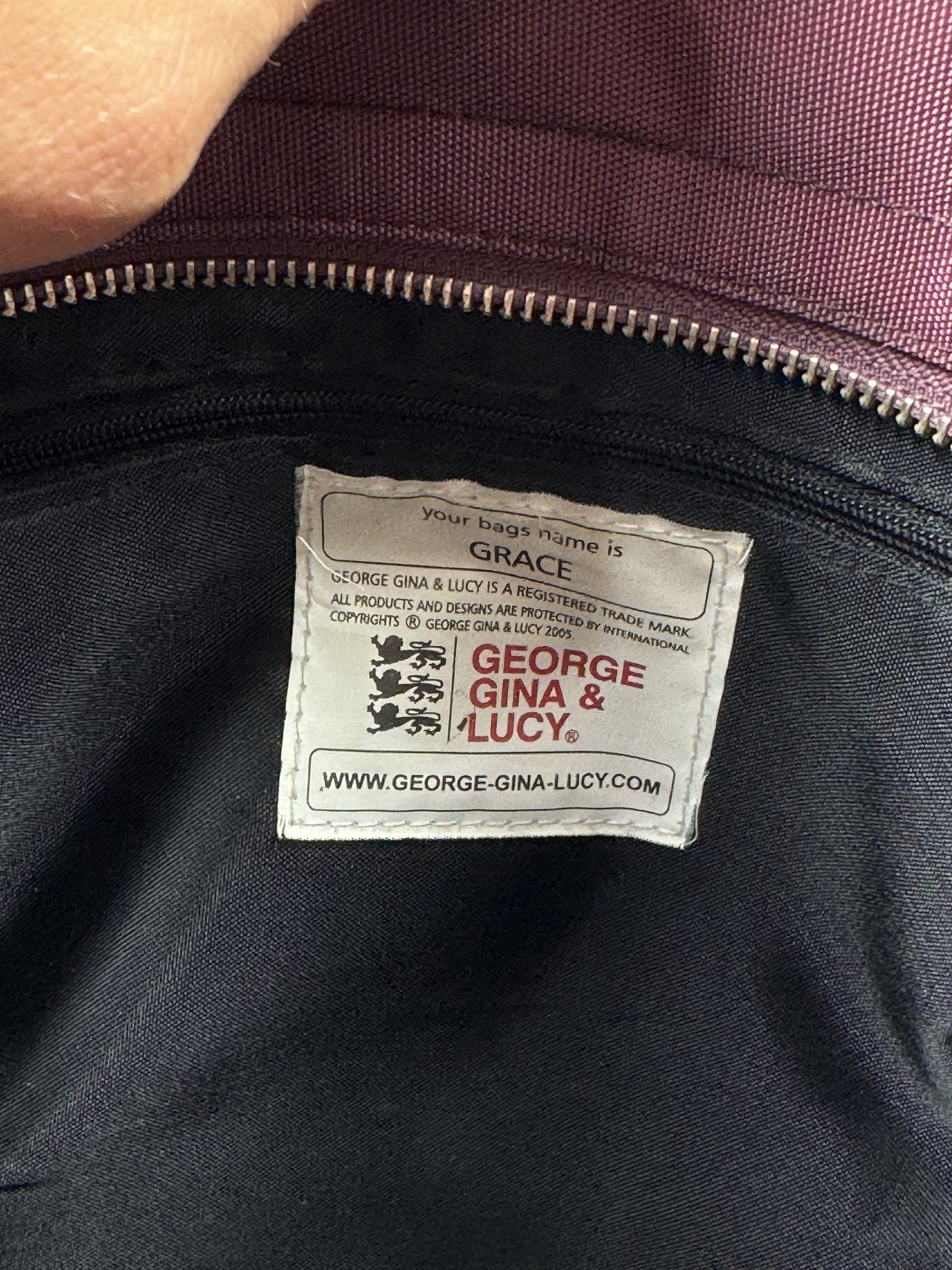 George Gina & Lucy George Gina & Lucy Grace Burgundy Y2K Bag Avantgarde Size ONE SIZE - 12 Thumbnail