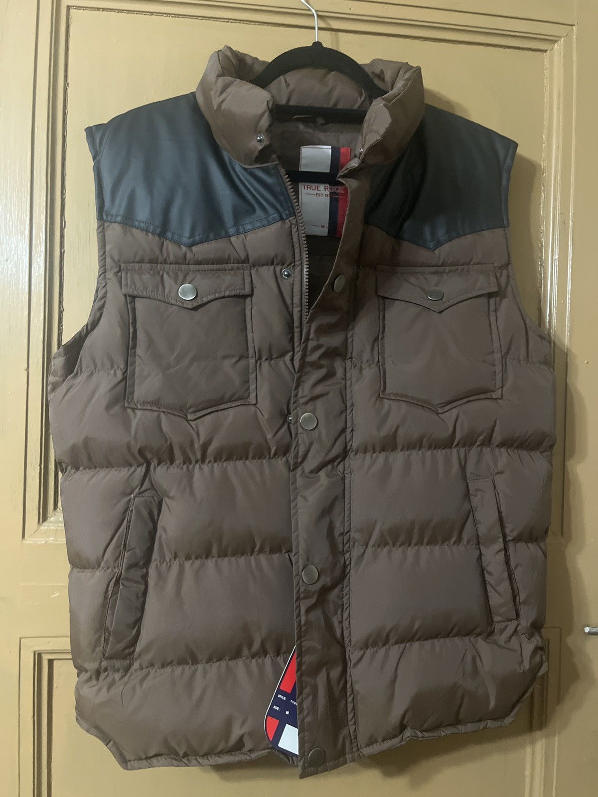 Other True Rock Men’s Brown Puffer Vest Size US M / EU 48-50 / 2 - 3 Thumbnail