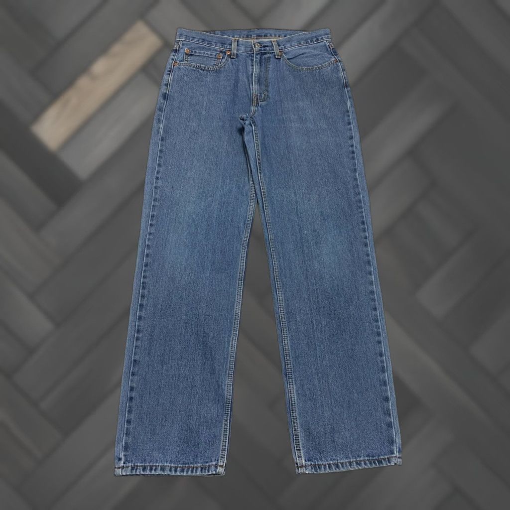 Levi's VINTAGE Levis 550 Relaxed Fit Jeans Mens 34x34 Blue 5-Pocket Denim Cotton Regular Old School USA Size US 34 / EU 50 - 1 Thumbnail
