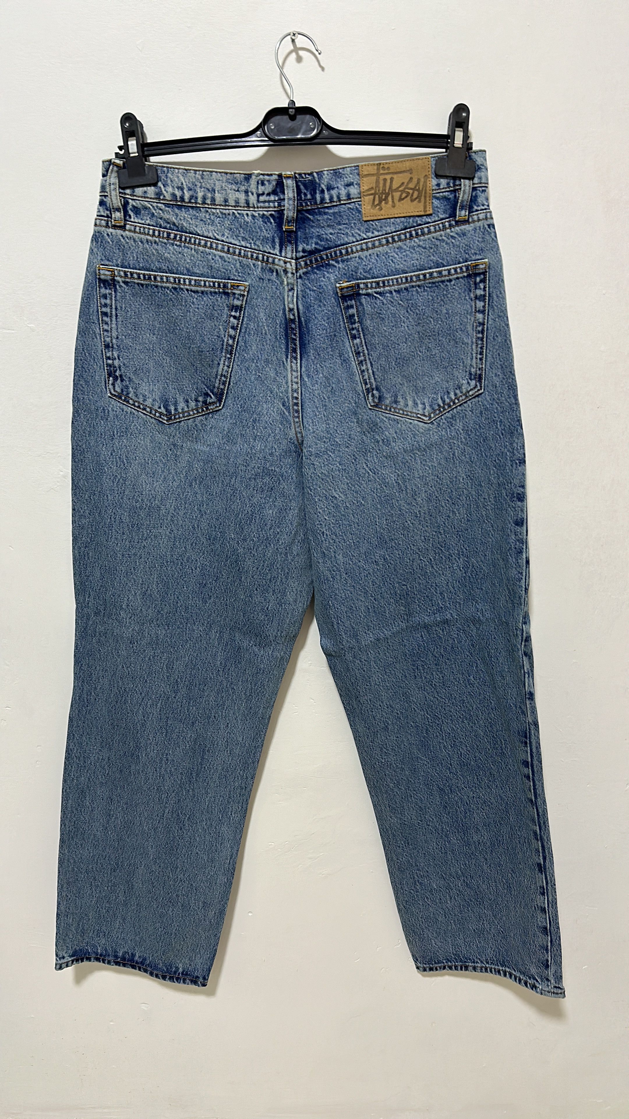 Stussy Stussy Big Ol Jean Denim Washed Blue Size 34 Size US 34 / EU 50 - 2 Thumbnail