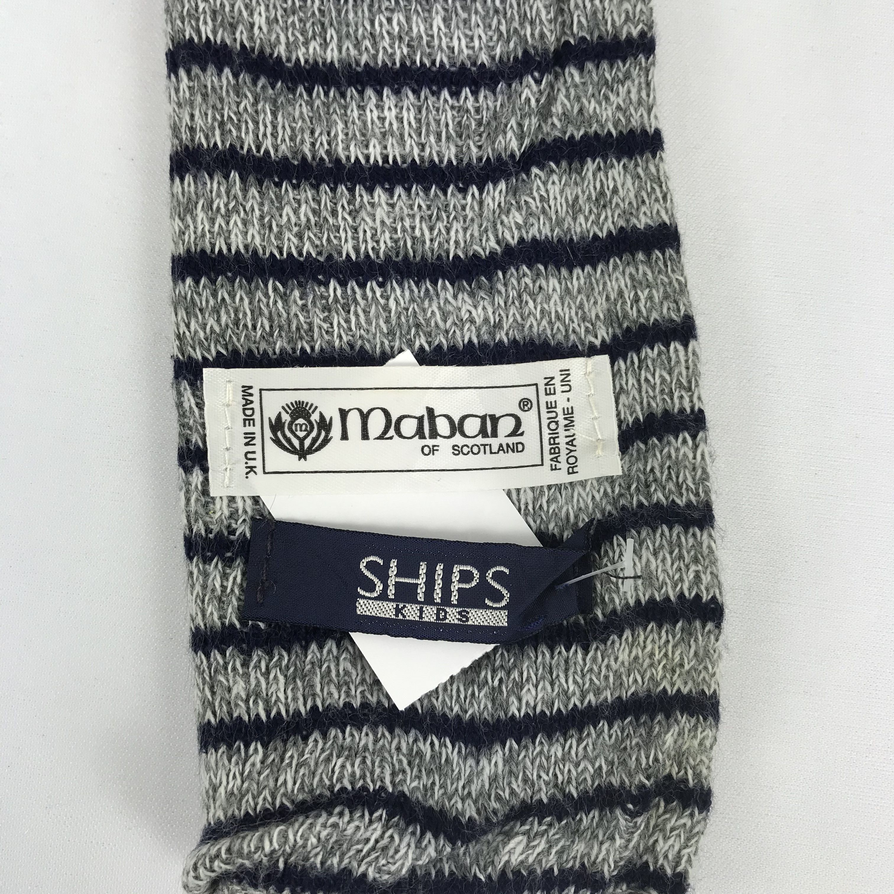SHIPS Vintage Ships Scarf Muffler Wool Cashmere Scarves Size ONE SIZE - 5 Thumbnail