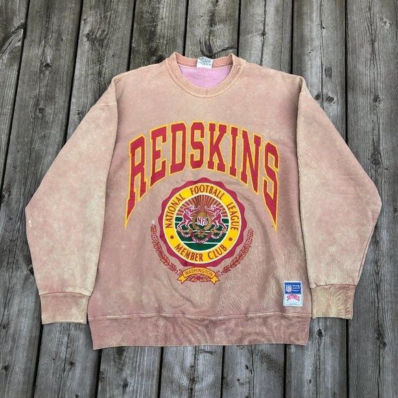 image of 1991 Nutmeg Washington Redskins Nfl Crewneck Sweater, Men's (Size XL)