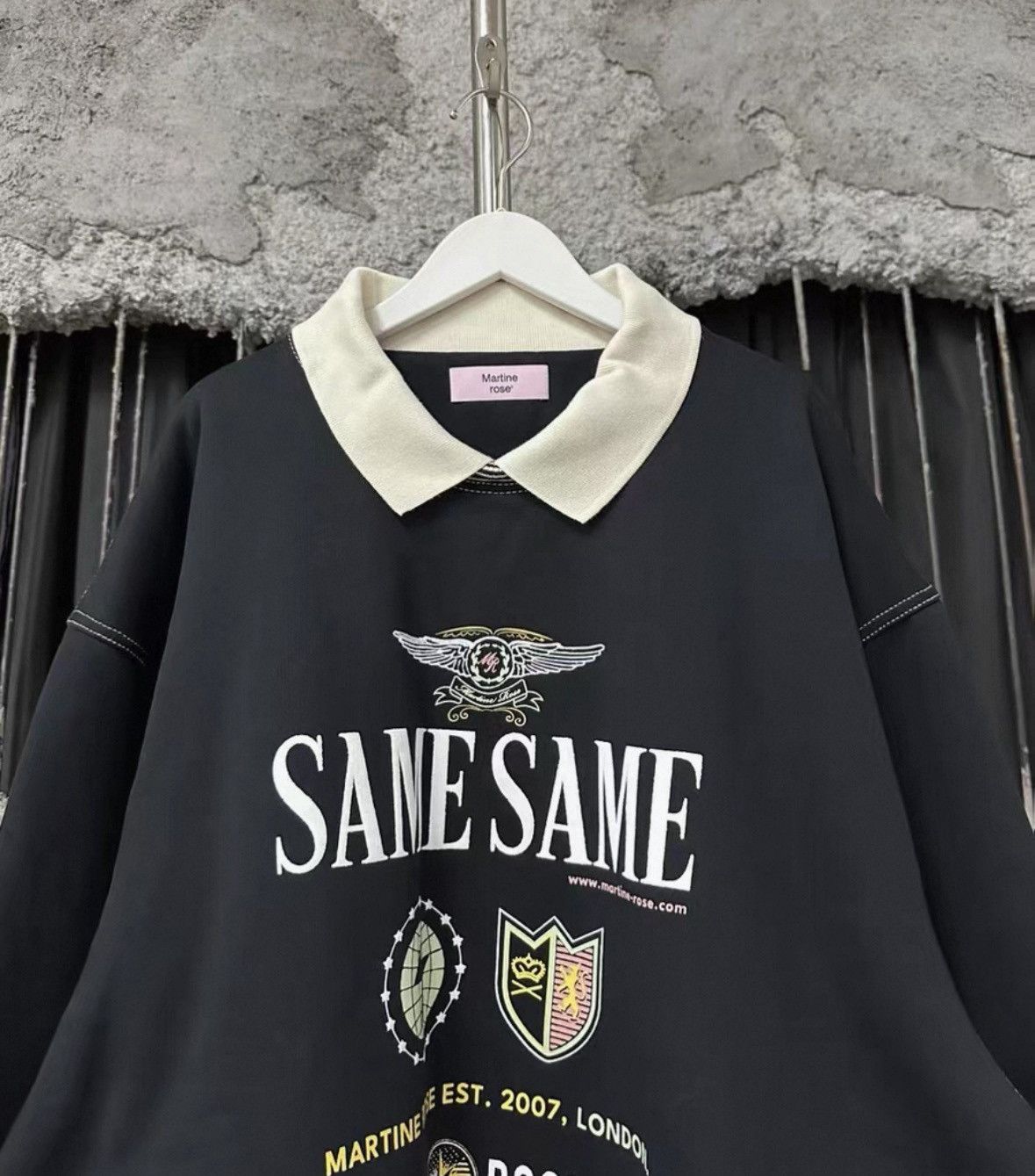 Martine Rose martine rose long sleeve sweatshirt in black. Size US L / EU 52-54 / 3 - 3 Thumbnail