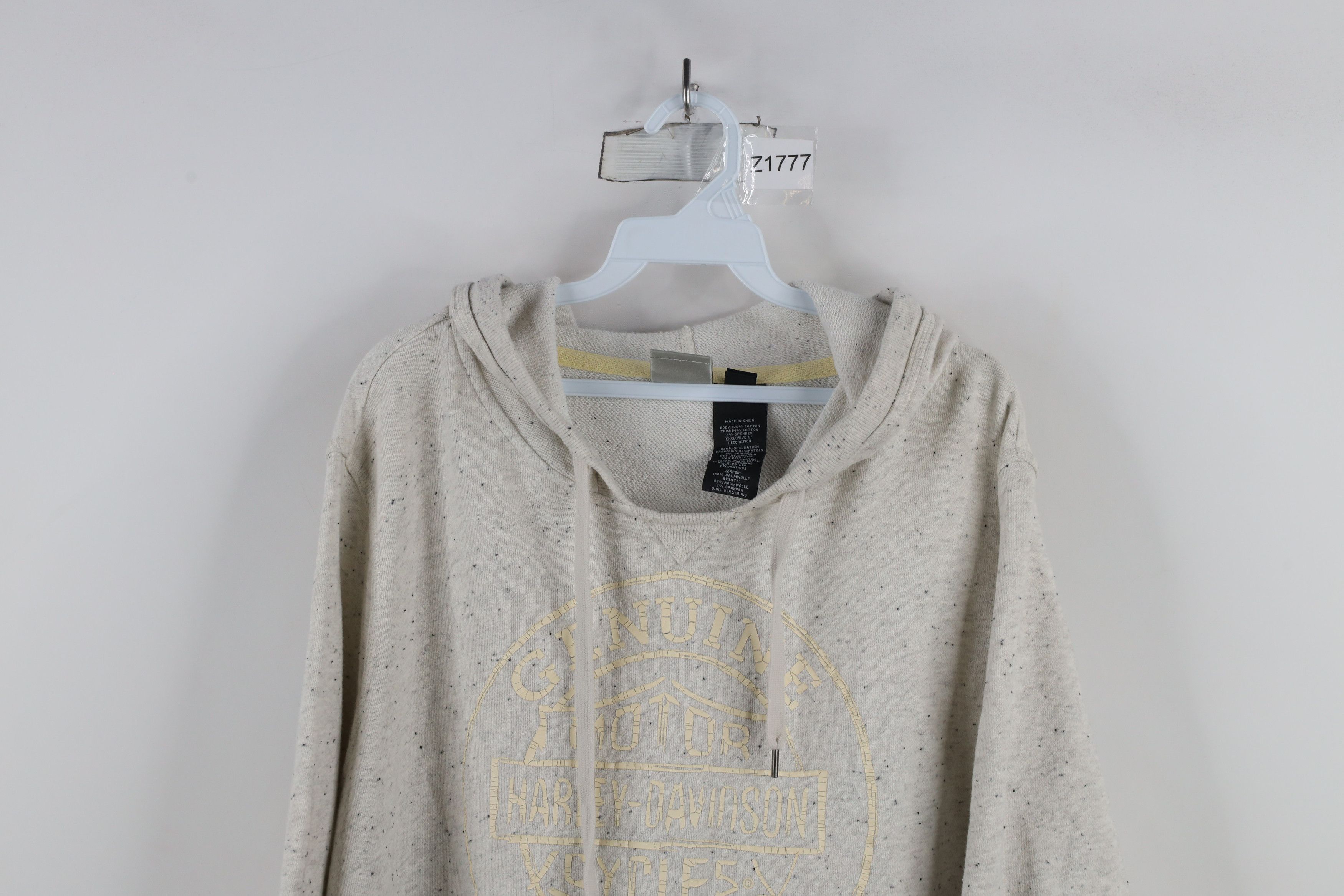 Harley Davidson × Vintage Vintage Harley Davidson Big Logo Hoodie Sweatshirt Cotton Size 3XL / US 20-22 - 2 Thumbnail