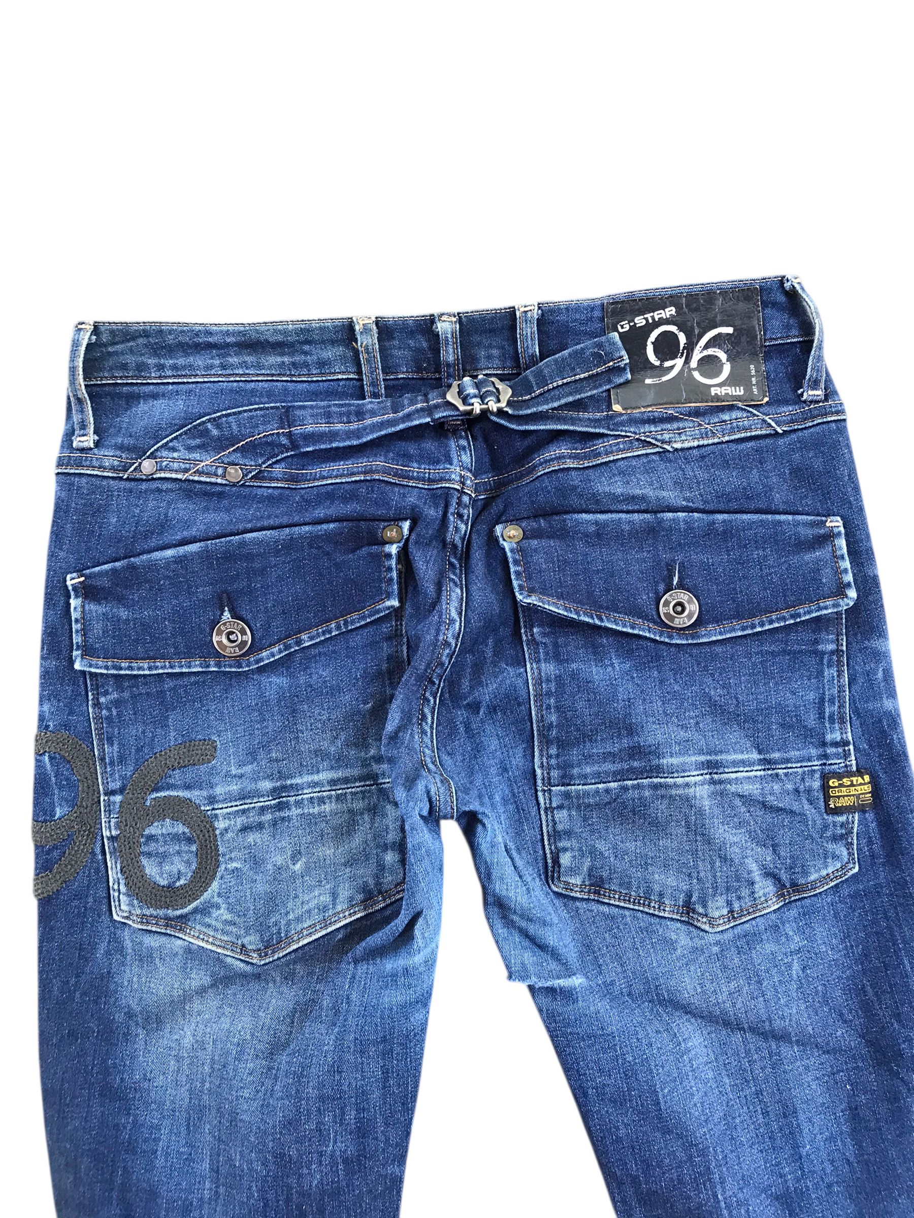 If Six Was Nine Heat G-star Distressed Denim-size 30-skinny fit Size US 30 / EU 46 - 5 Thumbnail