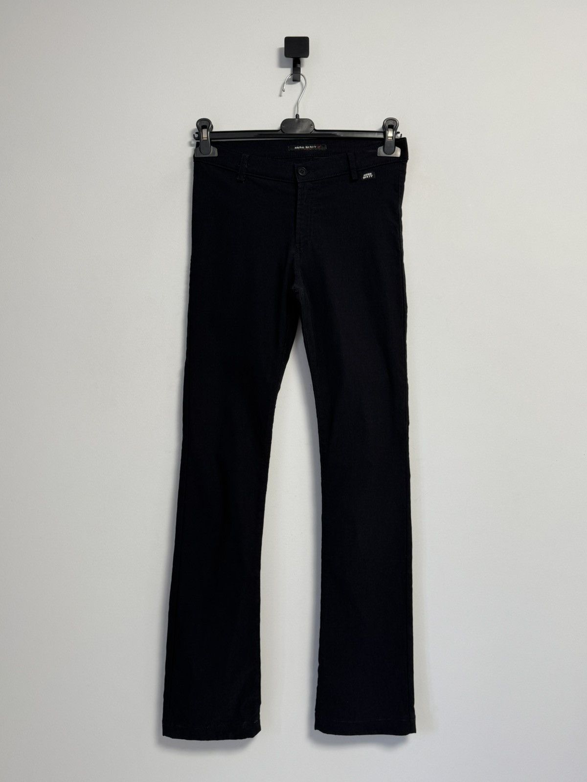 Miss Sixty Miss Sixty Black Viscose Stretch Comfort Style Flare Pants Size 27" / US 4 / IT 40 - 1 Thumbnail