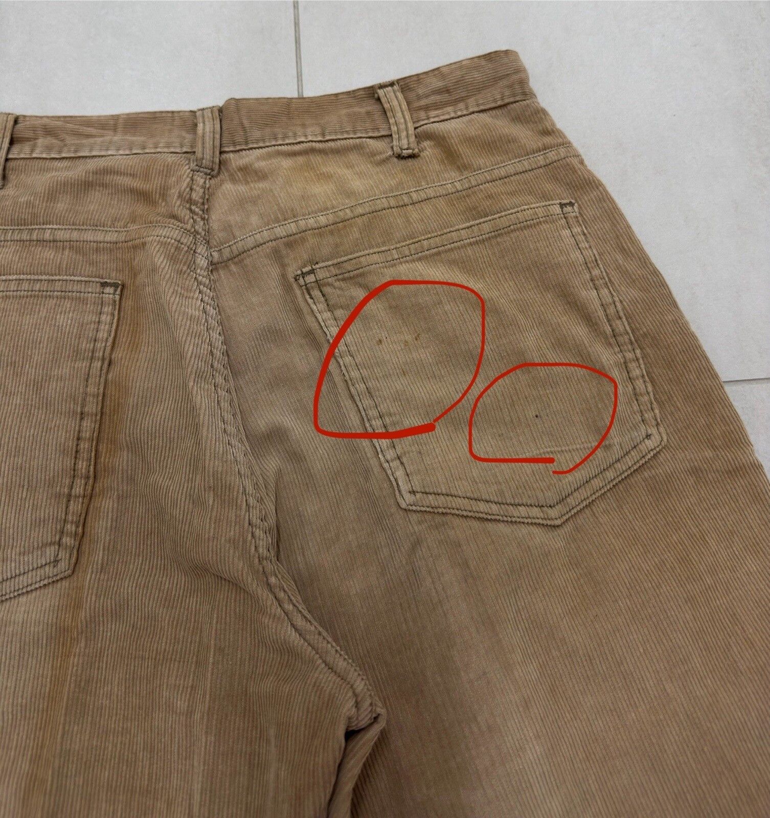 Levi's Vintage 1980s Levi's Corduroy Pants Men Brown 517 Talon Zip Size US 32 / EU 48 - 9 Thumbnail