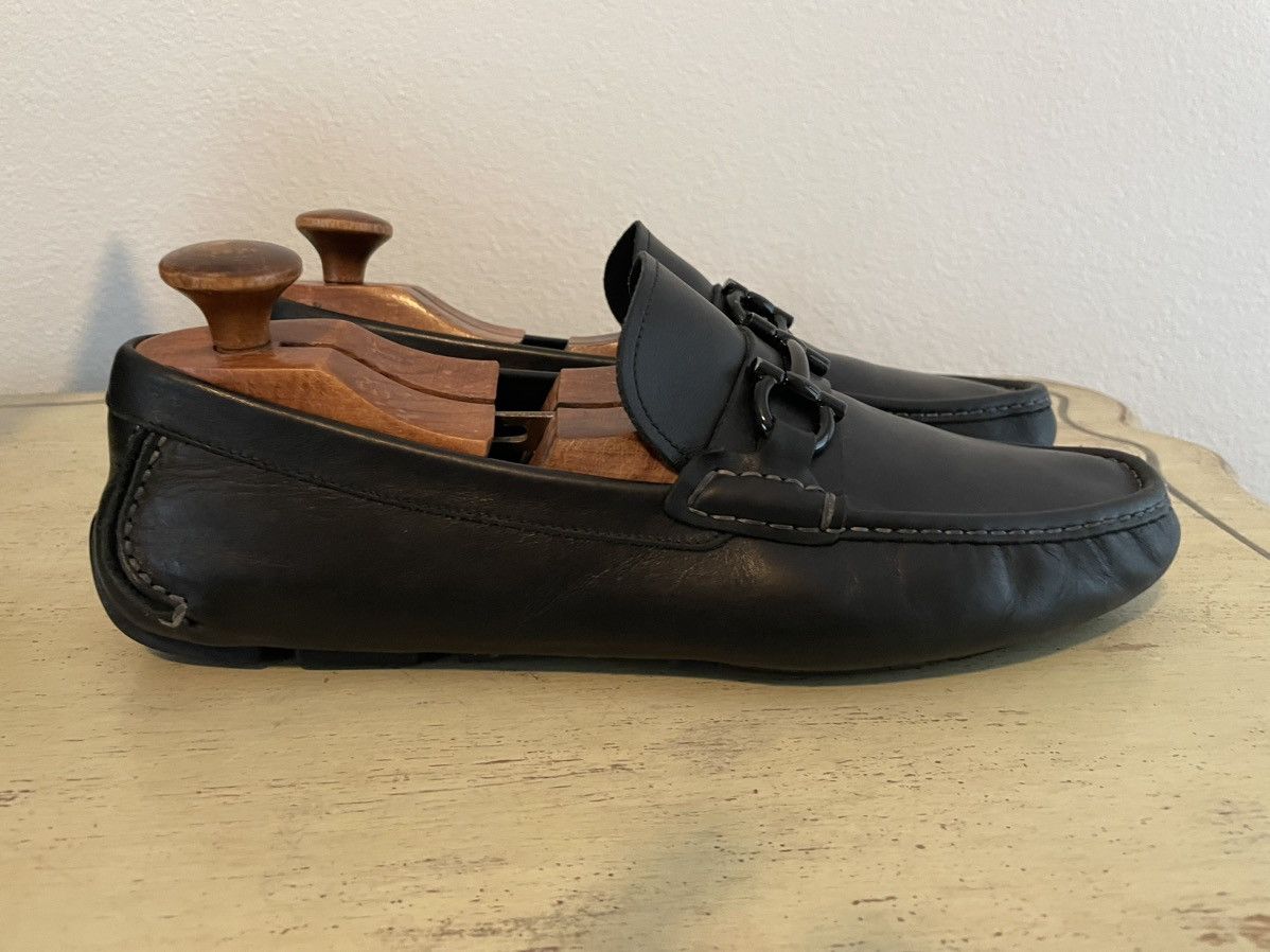 Salvatore Ferragamo Parigi Gancini Leather Drivers Size US 12 / EU 45 - 2 Thumbnail