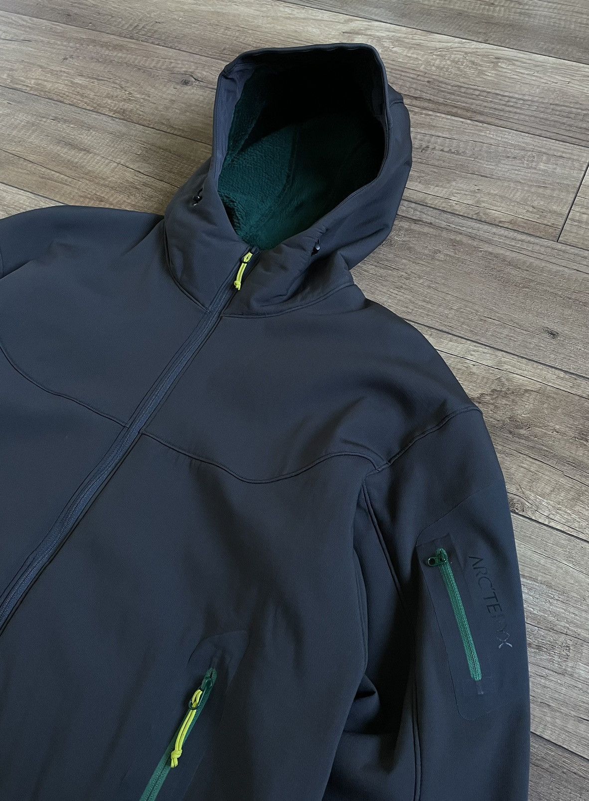 Arc'teryx ArcTeryx Polartec Hooded Softshell Fleece Insulated Jacket Size US XL / EU 56 / 4 - 4 Thumbnail