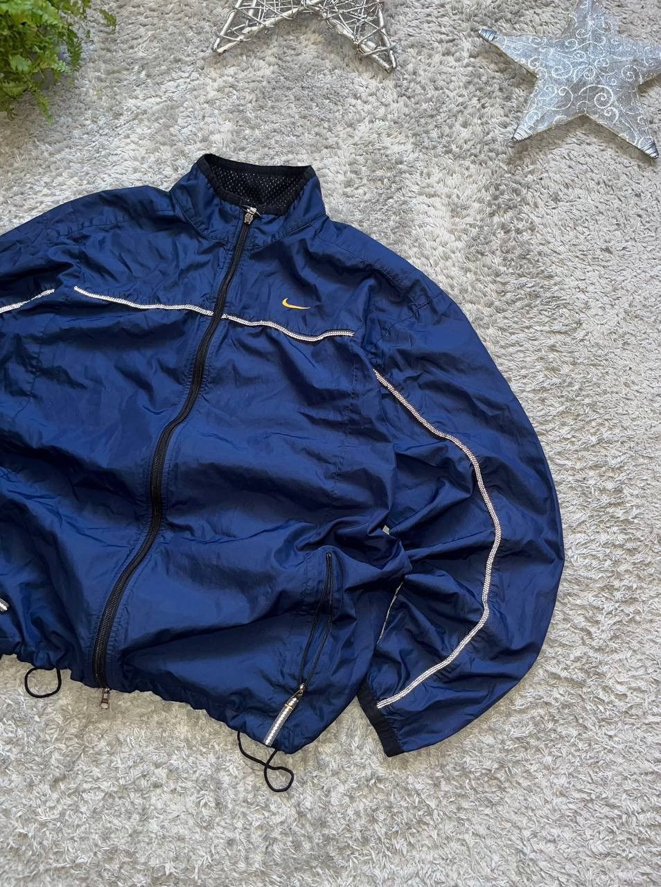 Nike × Vintage 90s Nike Vintage Light Jacket Streetwear Swoosh Rare Logo Size US XL / EU 56 / 4 - 5 Thumbnail