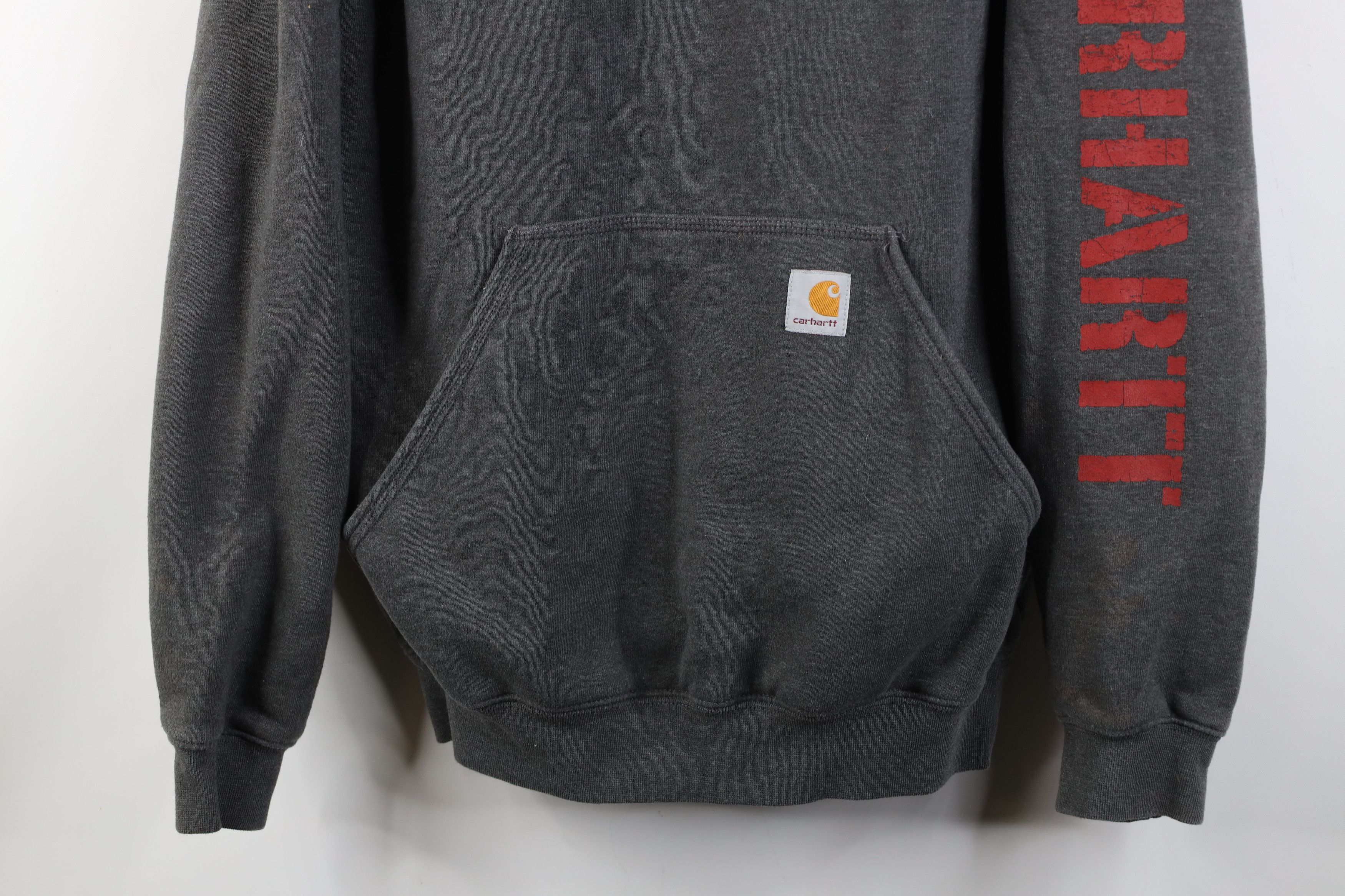 Carhartt Vintage Y2K Carhartt Spell Out Heavyweight Hoodie Sweatshirt Size US S / EU 44-46 / 1 - 3 Thumbnail