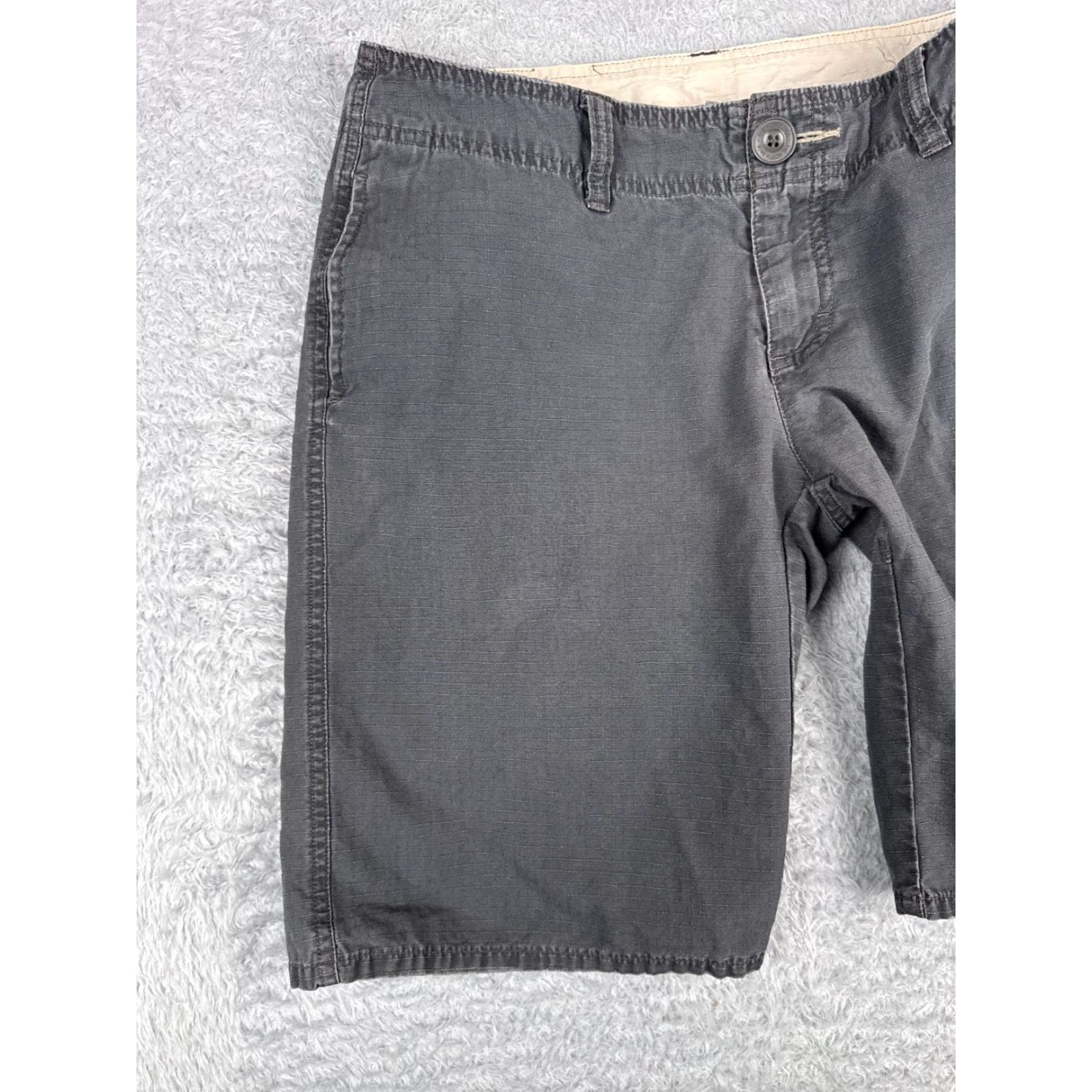 The North Face VINTAGE The North Face Cargo Shorts Women 8 Gray Cotton Ripstop Casual Activewear Summer Size 30" / US 8 / IT 44 - 2 Thumbnail