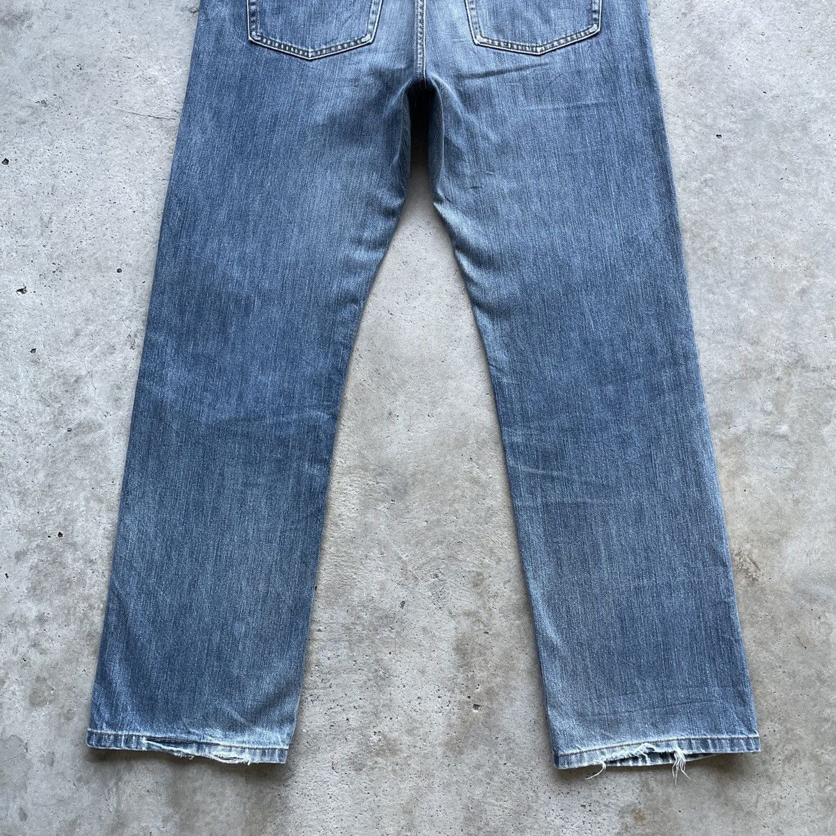 Japanese Brand × Jean W34💥 Vintage Japanese Faded Jeans Denim Pants Distressed Size US 34 / EU 50 - 11 Thumbnail