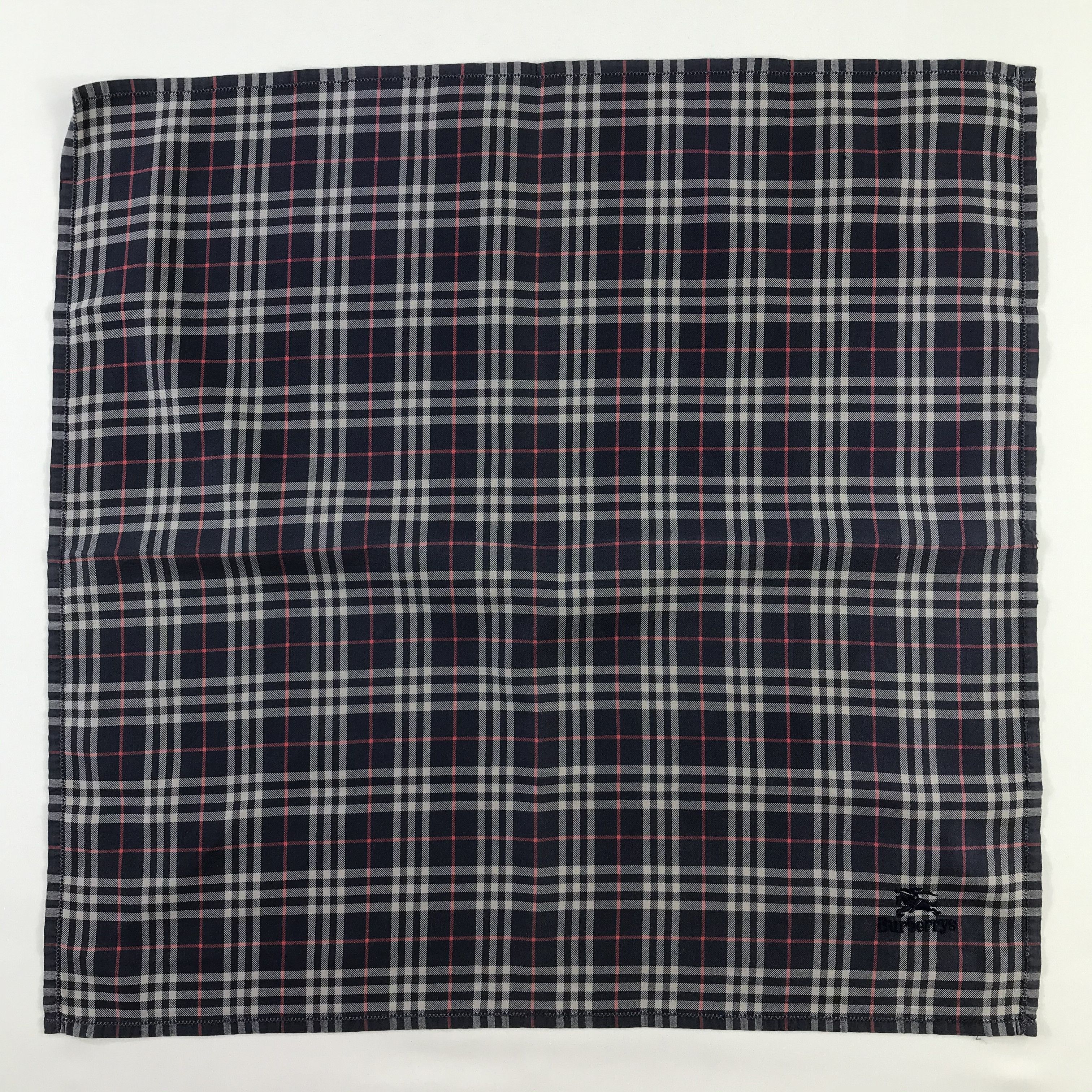 Burberry × Vintage Burberry Bandana / Handkerchief / Neckerchief - S821 Size ONE SIZE - 1 Thumbnail