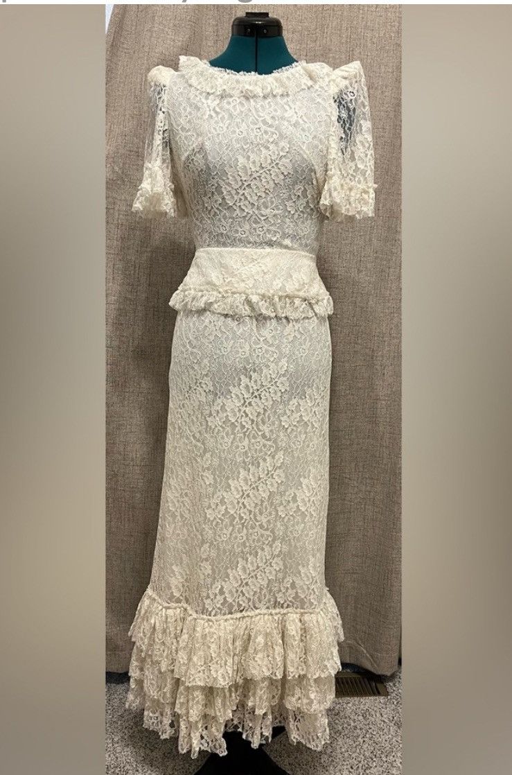 chinese dress ladies Ivory Embroidered French Lace – Monique