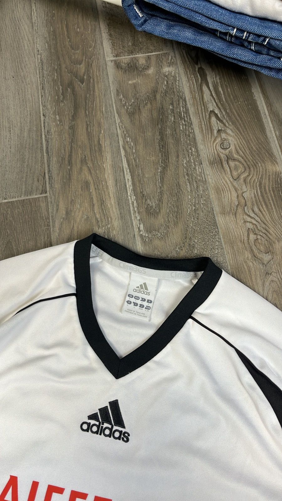 Adidas × Vintage Vintage Nylon Adidas Raiffeisen 12 tee Size US L / EU 52-54 / 3 - 4 Thumbnail
