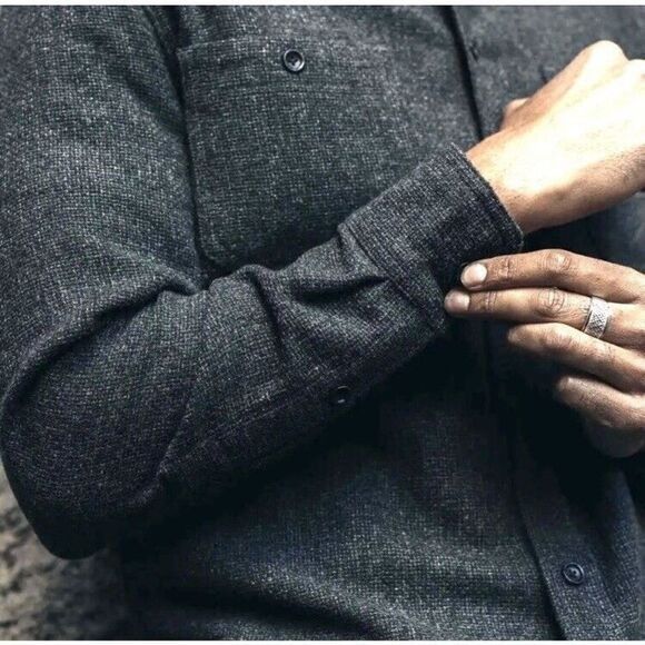 Taylor Stitch Taylor Stitch The Service Shirt In Ash Melange Wool NEW S Size US S / EU 44-46 / 1 - 4 Thumbnail