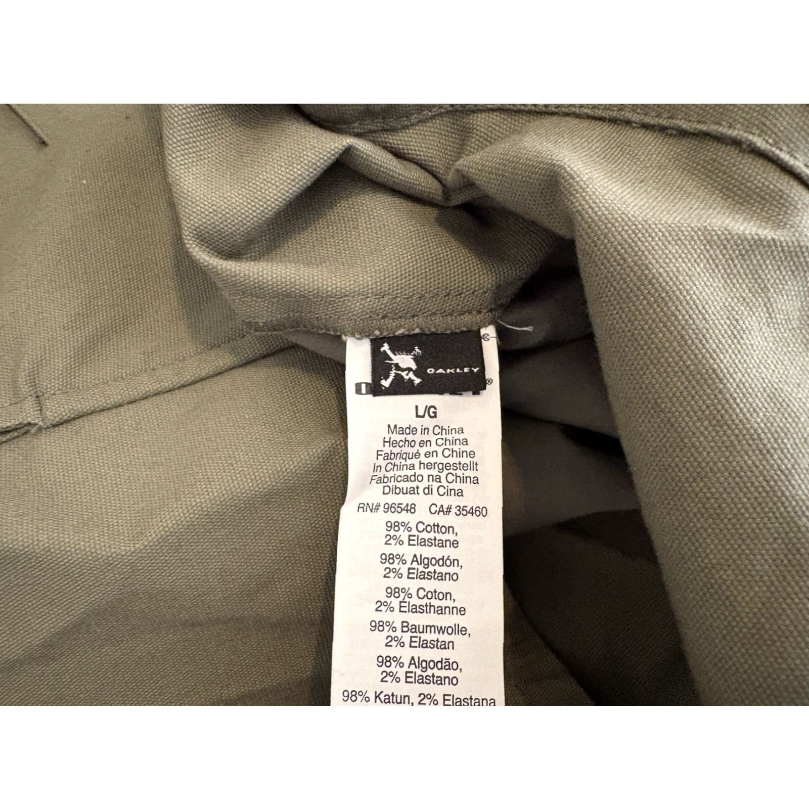 Oakley Oakley Jacket Military Full Zip Canvas Green L Logo Men Regular Size US L / EU 52-54 / 3 - 6 Thumbnail