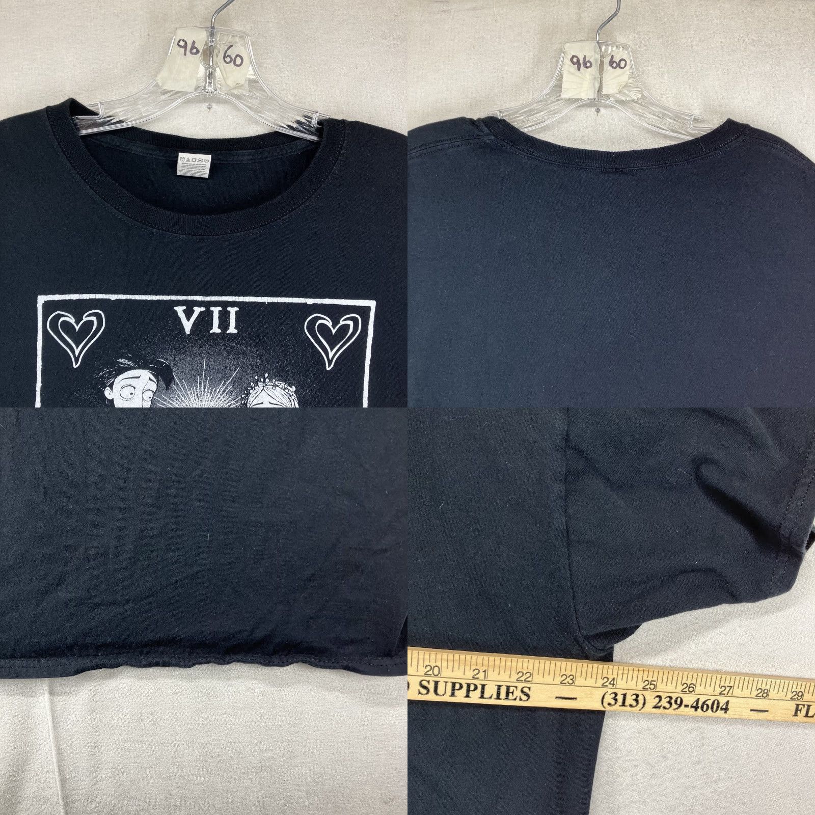 Burton VINTAGE Tim Burton’s Corpse Bride Graphical T-Shirt MENS Large Black Cotton Crew Neck Short Sleeve Size US L / EU 52-54 / 3 - 10 Thumbnail
