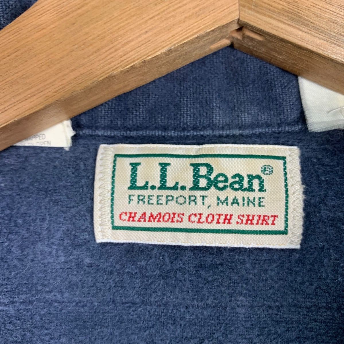 L.L. Bean L.L.BEAN Blue Work Shirt Long Sleeve Button Up #0932-C41 Size US L / EU 52-54 / 3 - 16 Thumbnail