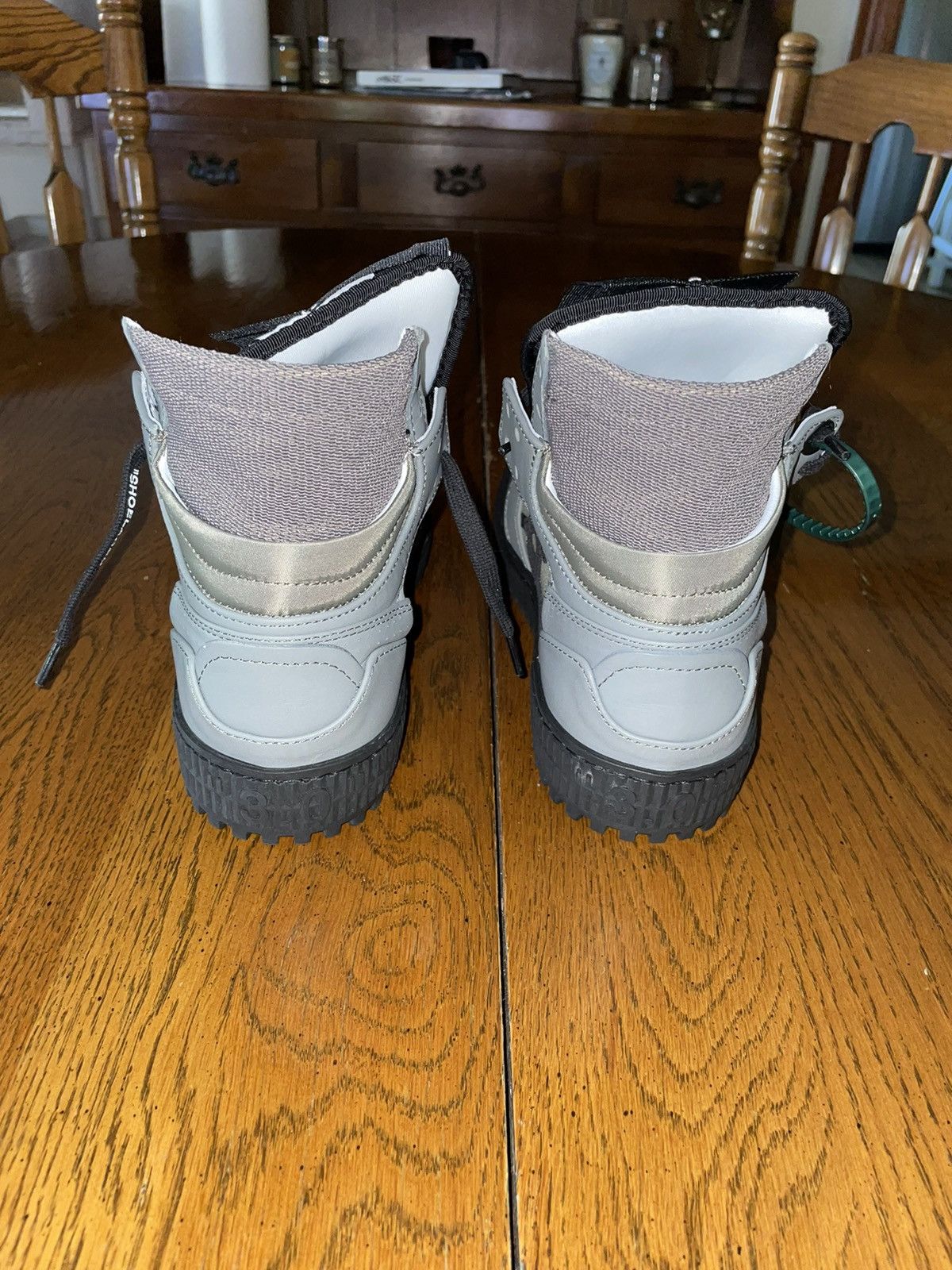 Off-White Off-White 3.0 Off Court Calf Leather in medium gray Size US 5.5 / EU 38 - 5 Thumbnail