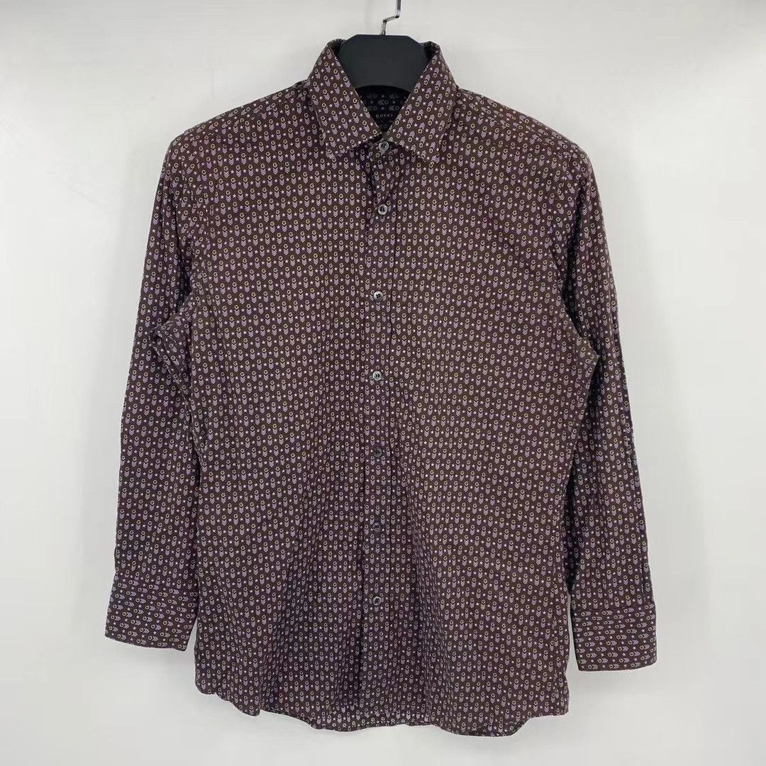 Gucci Gucci full-print G-shaped shirt Nextarrow-2412 Size US XXS / EU 40 - 1 Thumbnail