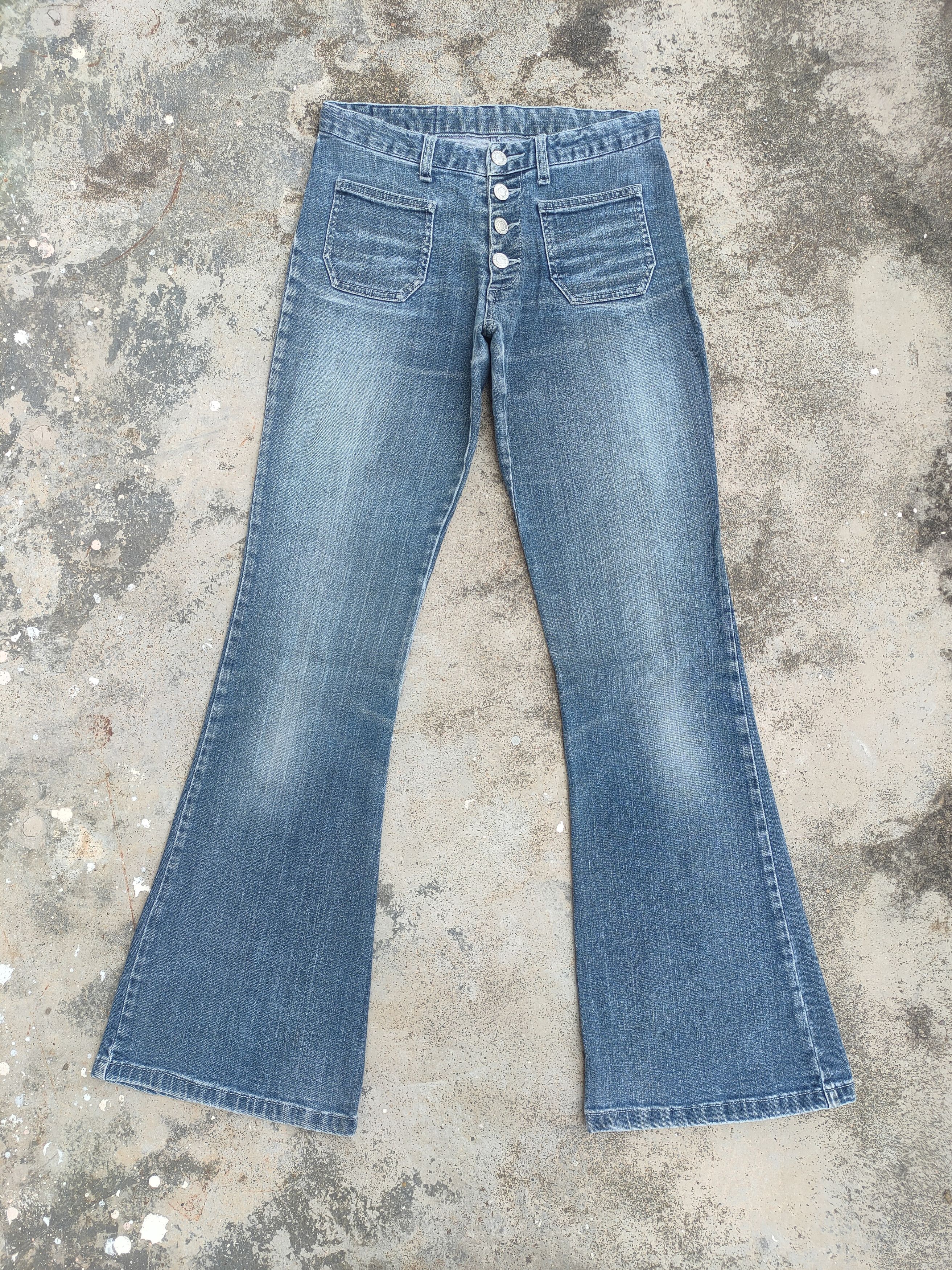 If Six Was Nine × Japanese Brand × Jean FLARE JOUES BOOTCUT FADED JEANS DENIM PANTS Size US 26 / EU 42 - 1 Thumbnail