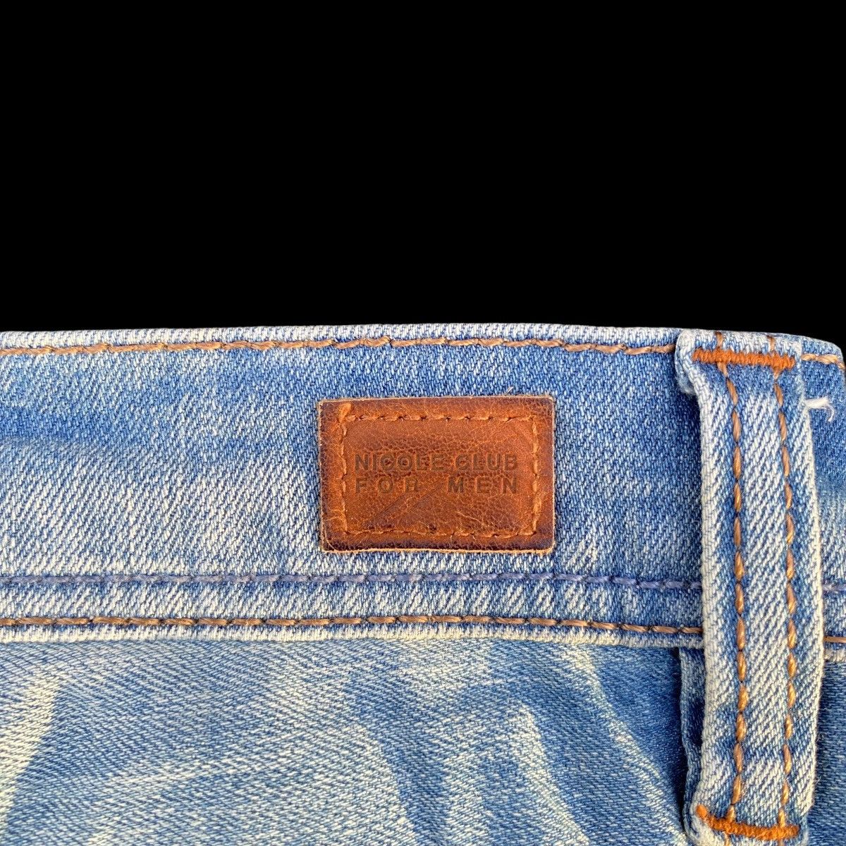 If Six Was Nine × Japanese Brand Flare Nicole Club For Men Blue Stone Zip Denim Jeans Size US 32 / EU 48 - 13 Thumbnail