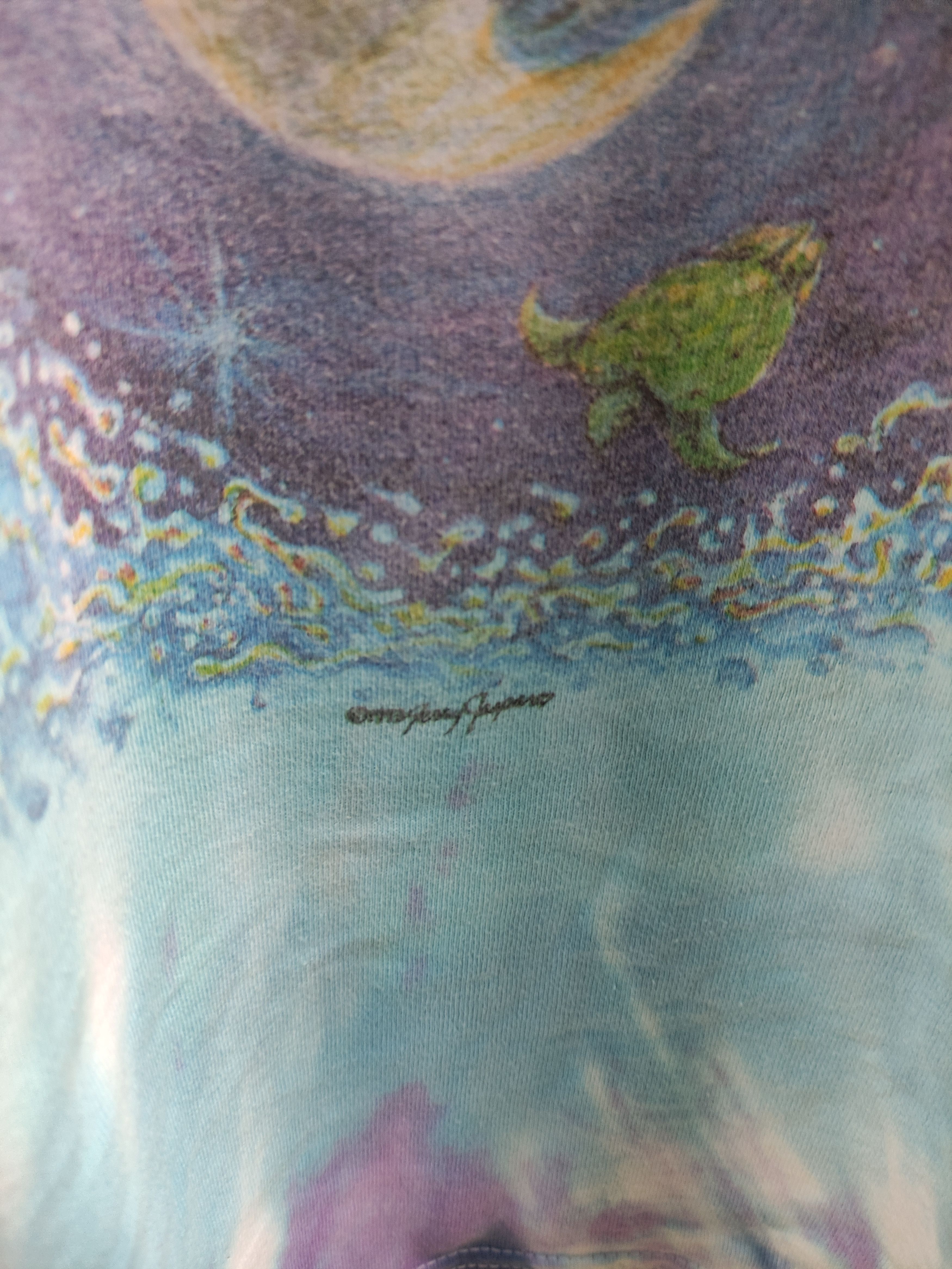 Vintage Vintage Jerry Jasper Tie Dye Yin Yang Dolphin Size US XL / EU 56 / 4 - 4 Thumbnail