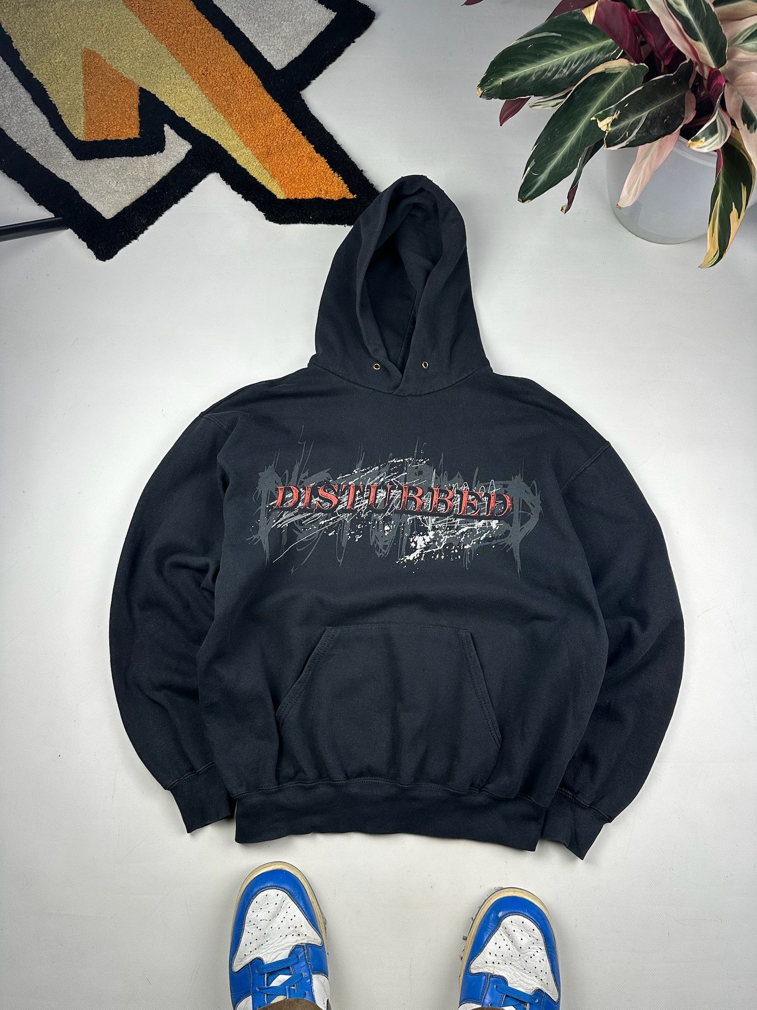 Band Tees Vintage Disturbed Band Black Hoodie (System of a Down) Size US M / EU 48-50 / 2 - 2 Thumbnail