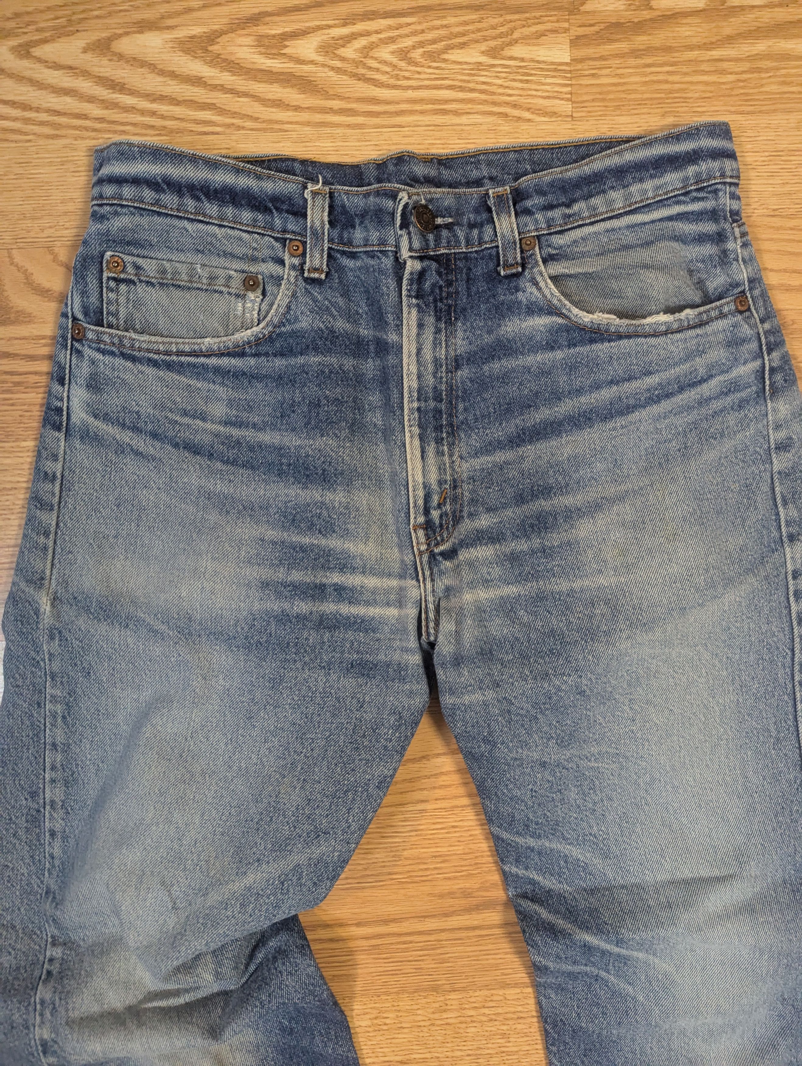 Levi's × Levi's Vintage Clothing × Vintage Vintage Levi 505 Distressed Faded Jeans Size US 34 / EU 50 - 2 Thumbnail