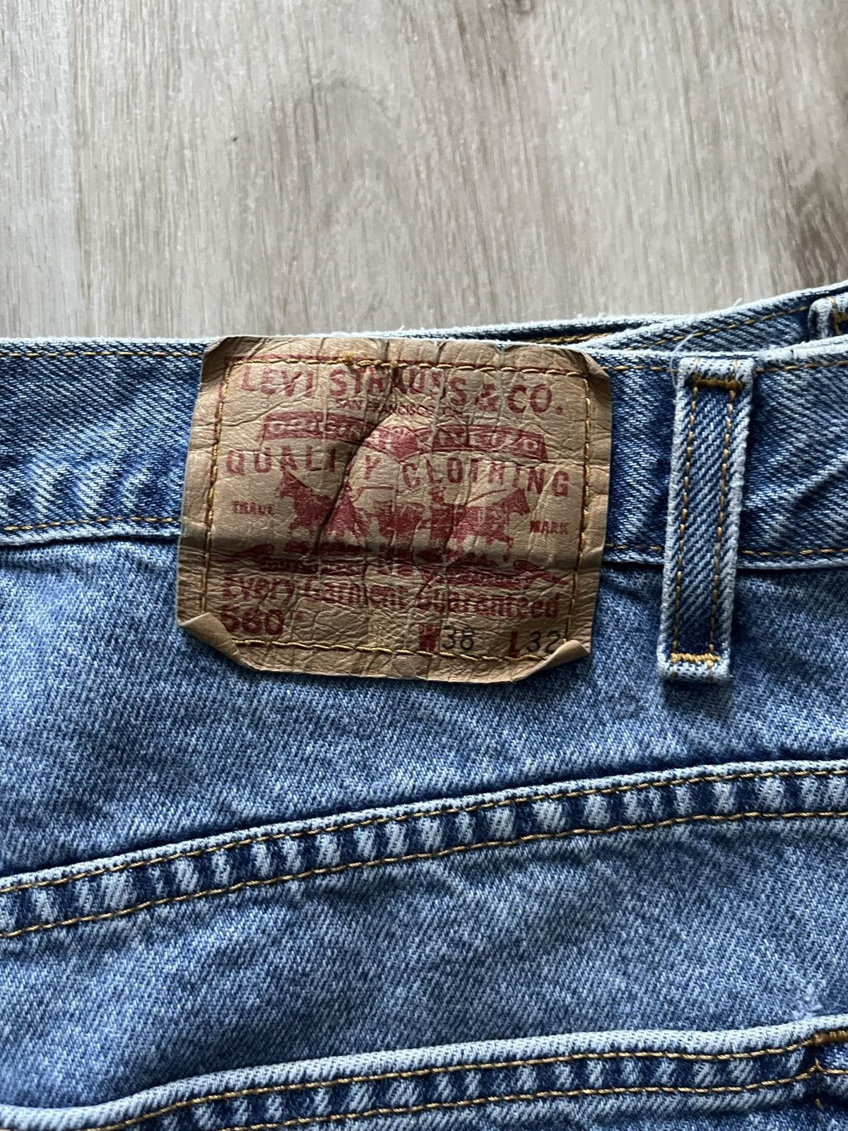 Levi's Vintage Levi's 560 Jeans Size US 36 / EU 52 - 9 Thumbnail