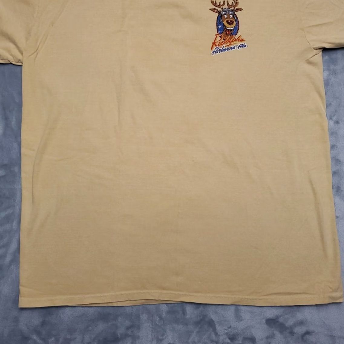 Vintage VINTAGE Crazy Shirts Mens L Beer Dyed Rudolph Airborne Ale Big Elf Brewery Christmas Shirt Size US L / EU 52-54 / 3 - 2 Thumbnail