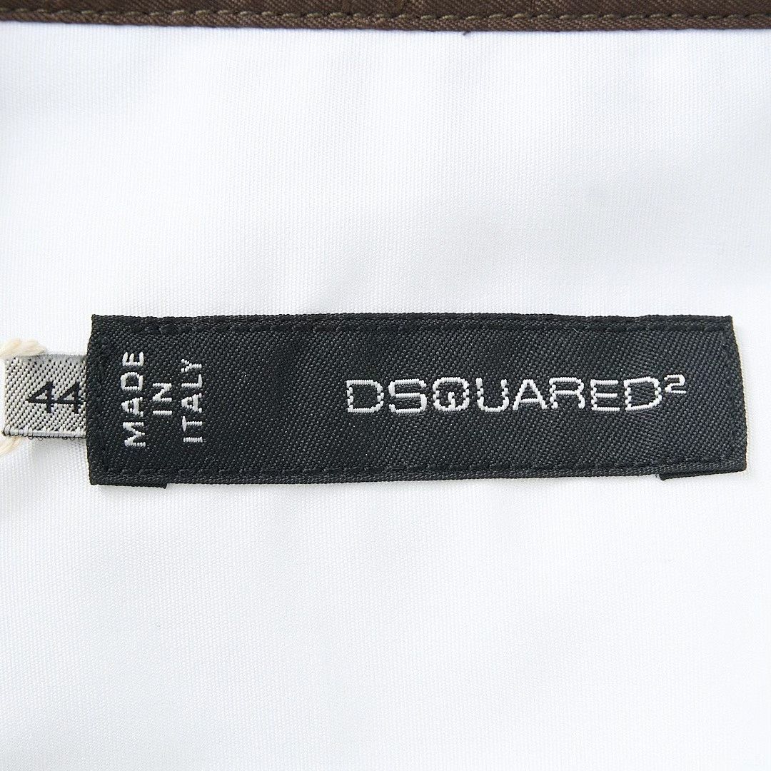 Dsquared2 Dsquared2 Men's Plaid Patchwork Shirt Size US M / EU 48-50 / 2 - 9 Thumbnail