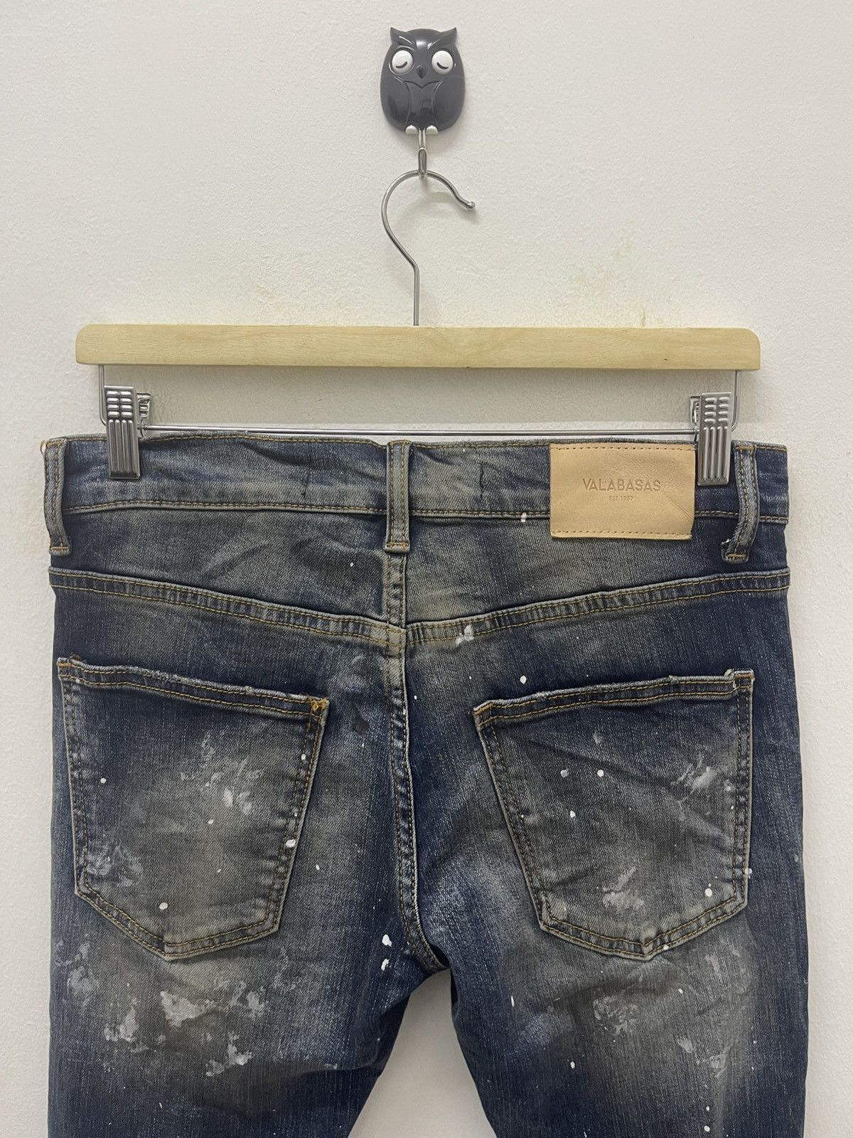 Valabasas Rare VALABASAS Paint Splatter Ripped Distressed Size US 29 - 13 Thumbnail